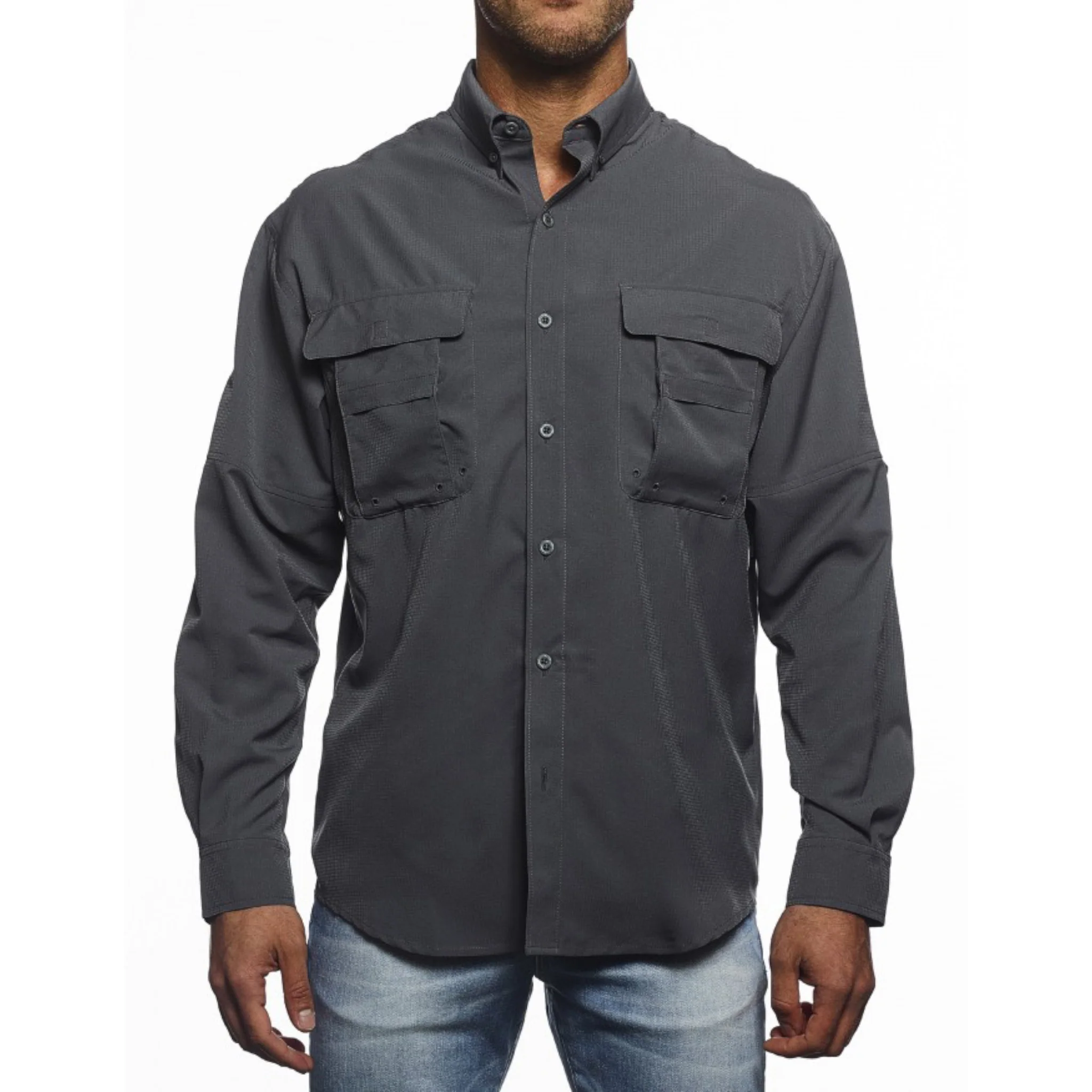Pro Celebrity Men's Long Sleeve Fishing Shirt - Image 4