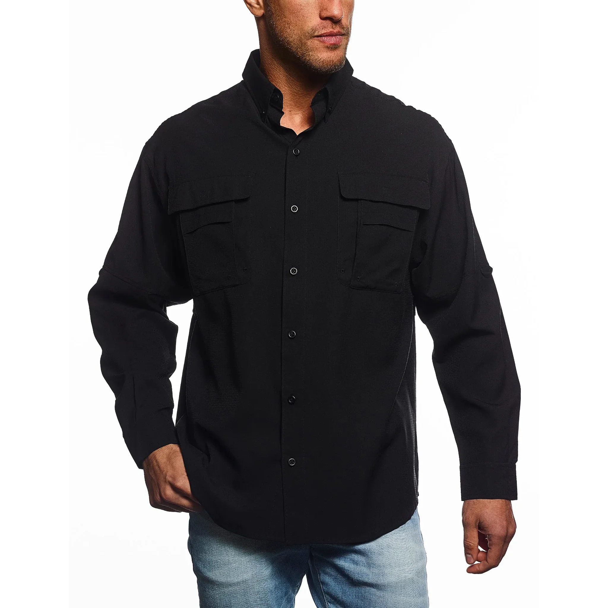 Pro Celebrity Men's Long Sleeve Fishing Shirt - Image 5