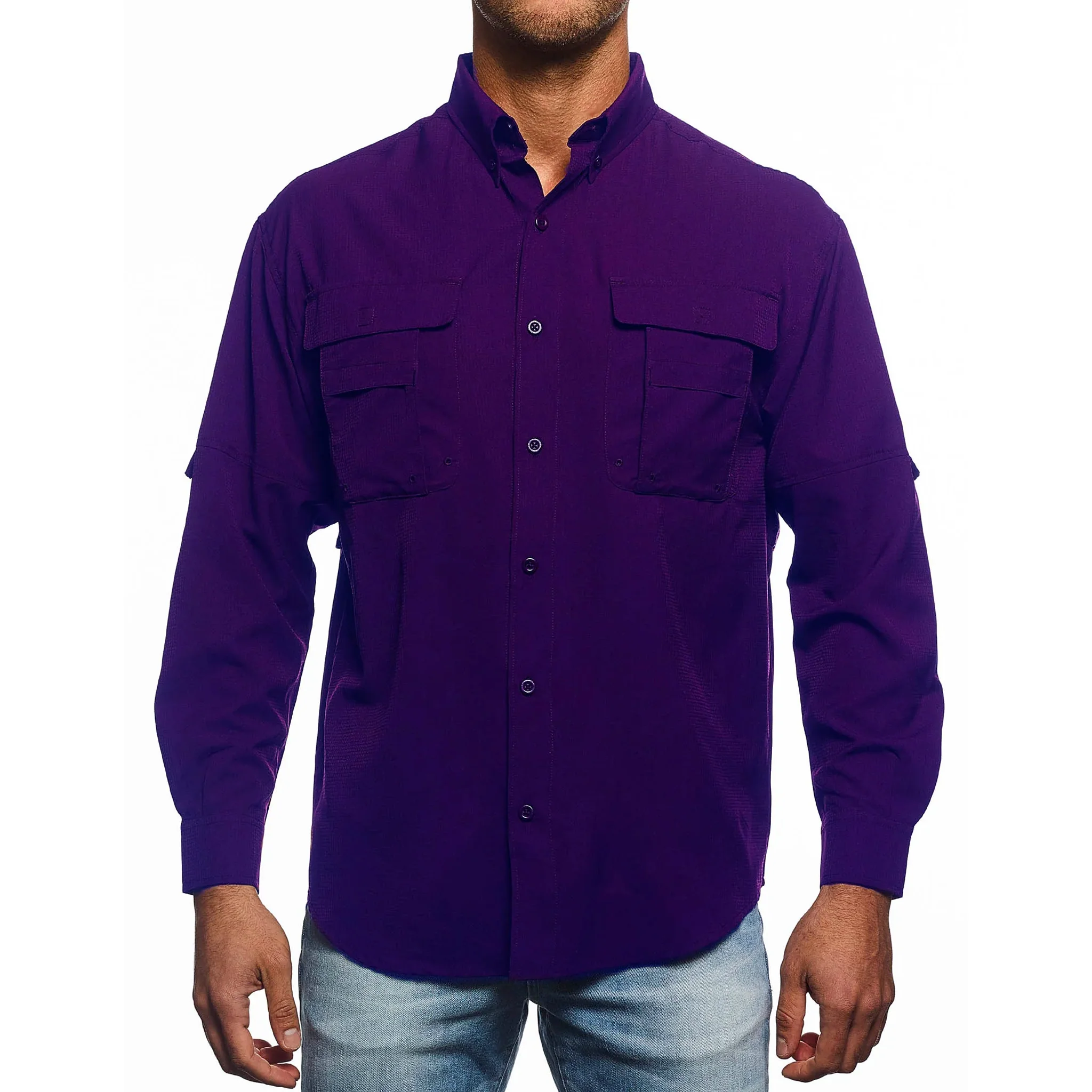 Pro Celebrity Men's Long Sleeve Fishing Shirt - Image 9
