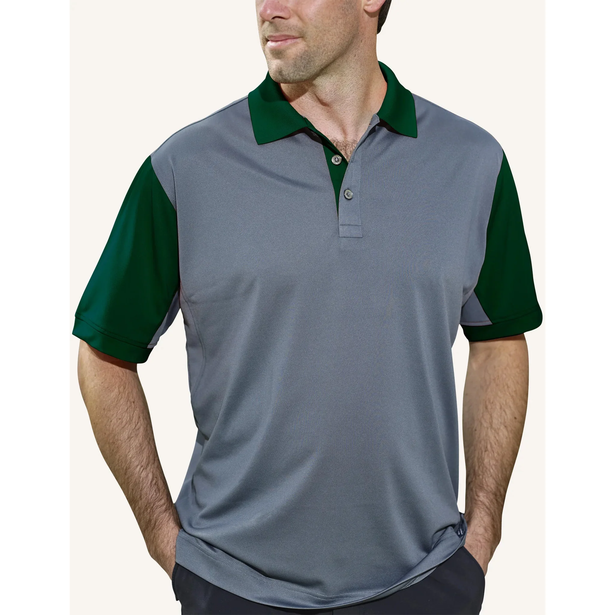 Pro Celebrity Men's Corvette Recharged Polo Shirt - Image 4