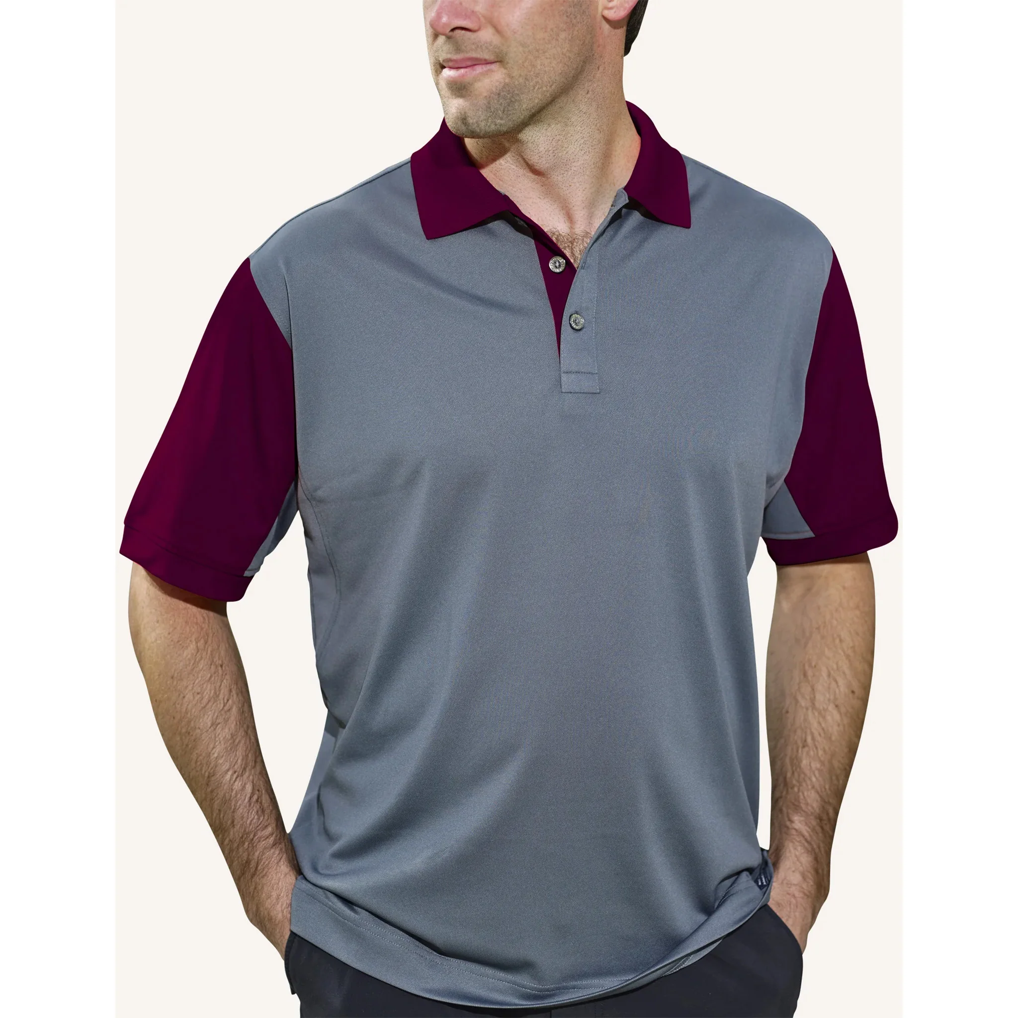 Pro Celebrity Men's Corvette Recharged Polo Shirt - Image 5