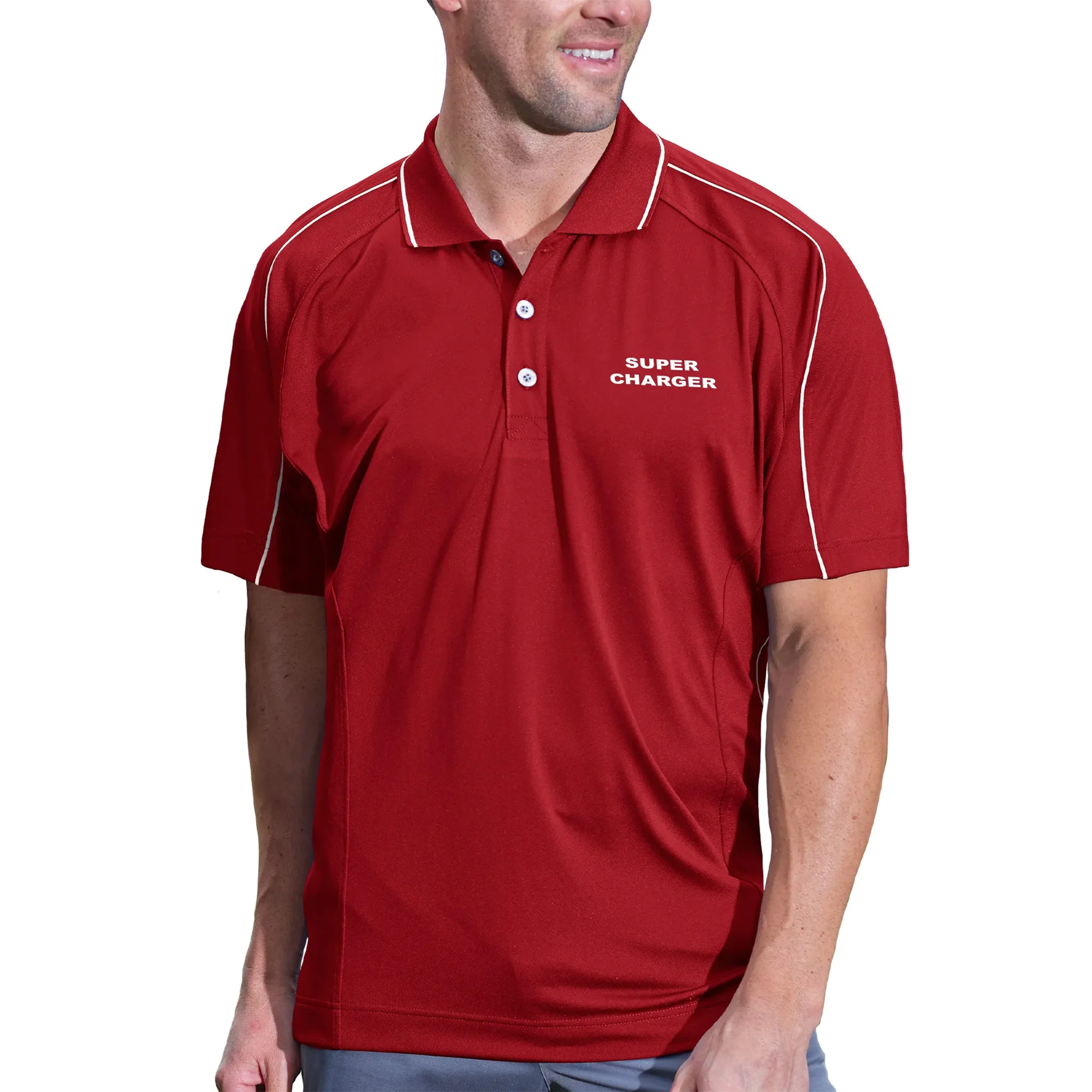 Pro Celebrity Men's Super Charger Polo Shirt - Image 15