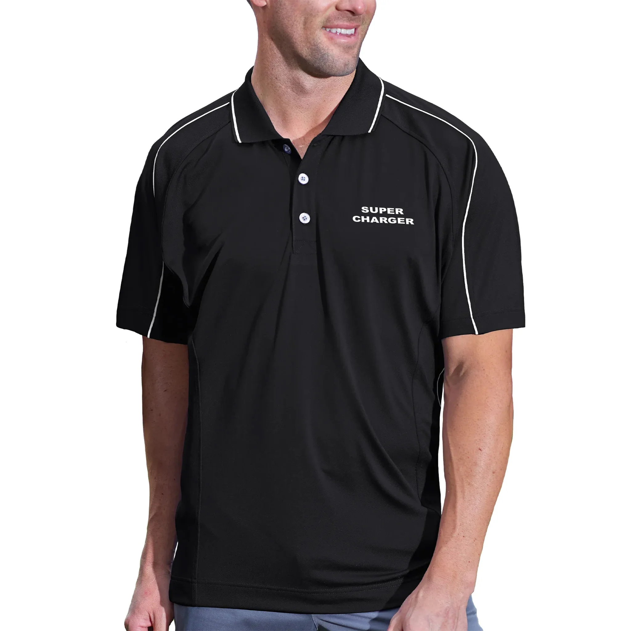 Pro Celebrity Men's Super Charger Polo Shirt - Image 4