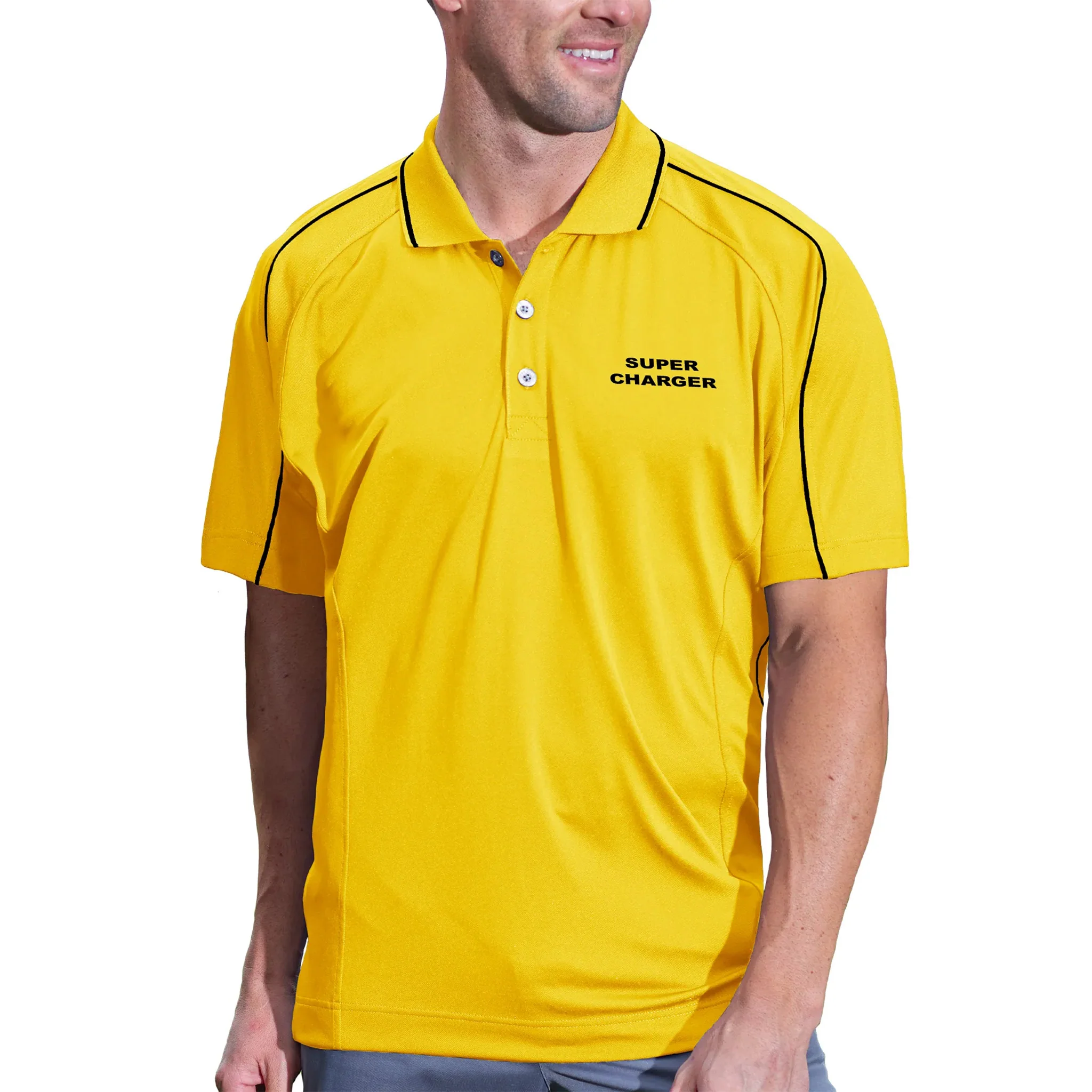 Pro Celebrity Men's Super Charger Polo Shirt - Image 8