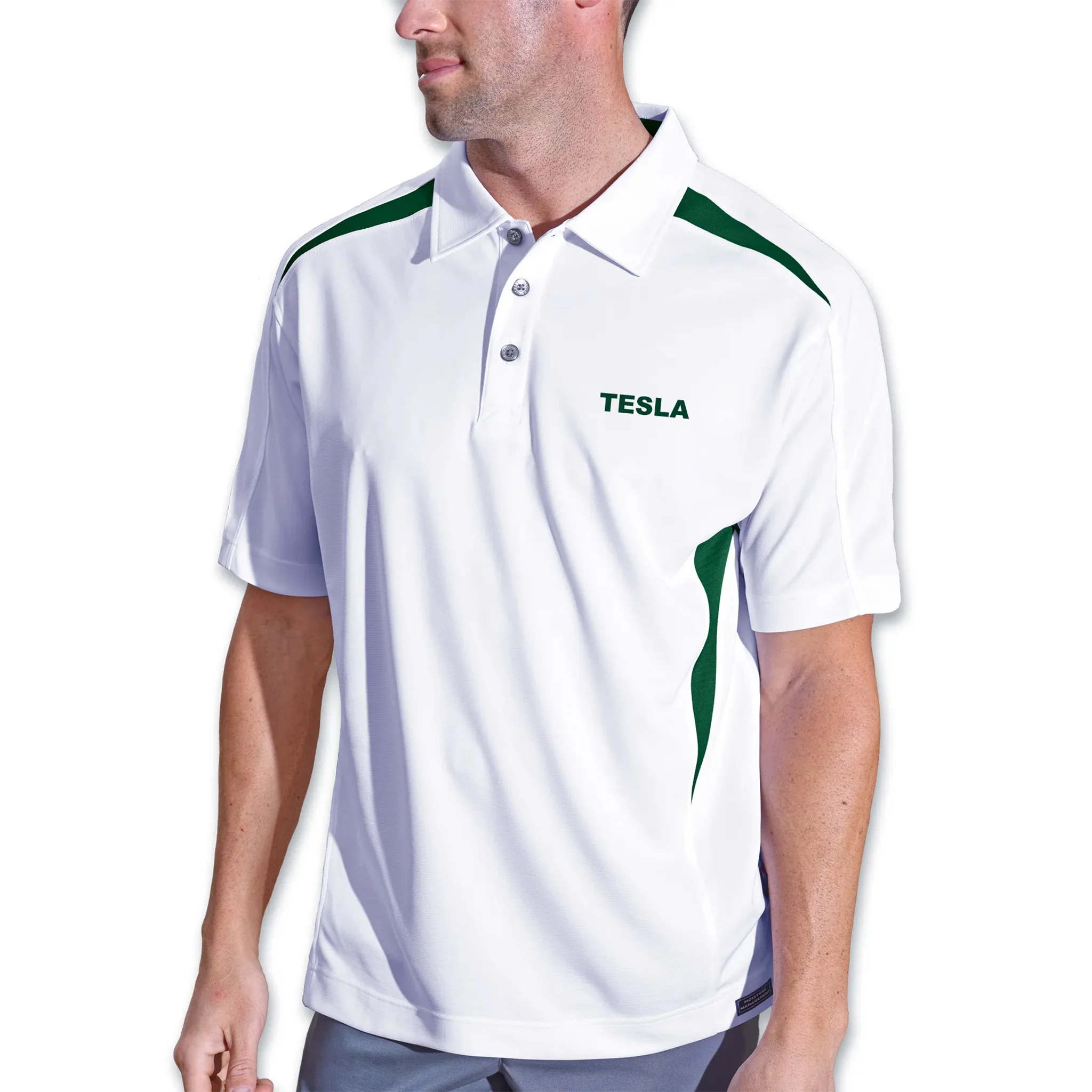 Pro Celebrity Men's Tesla Polo Shirt - Image 6