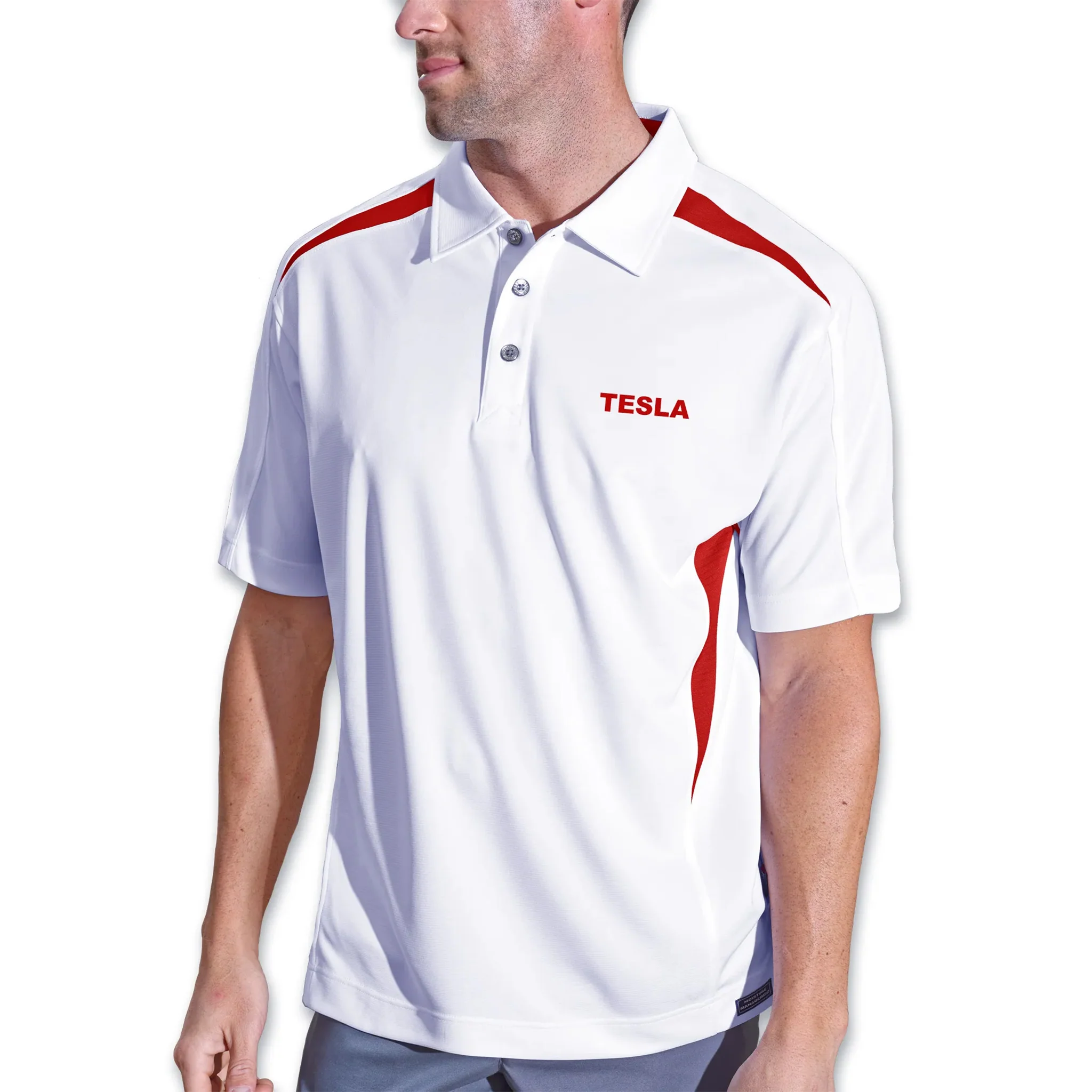 Pro Celebrity Men's Tesla Polo Shirt - Image 7