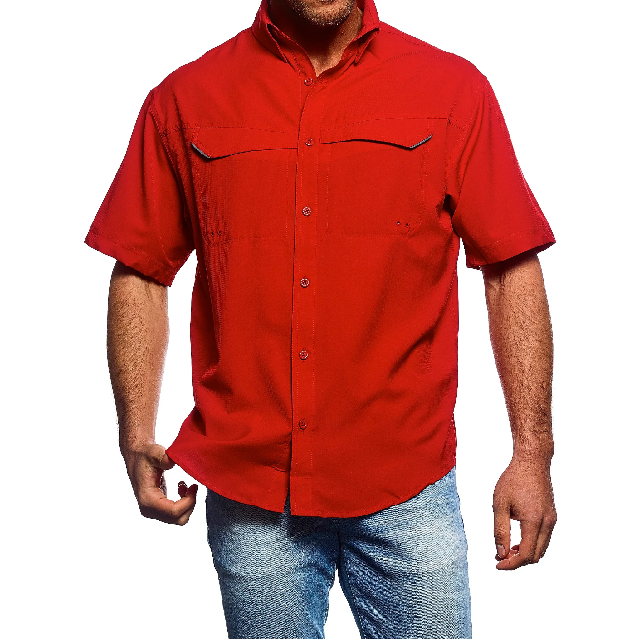 Pro Celebrity Men's Short Sleeve Pro Fishing Shirt - Image 14