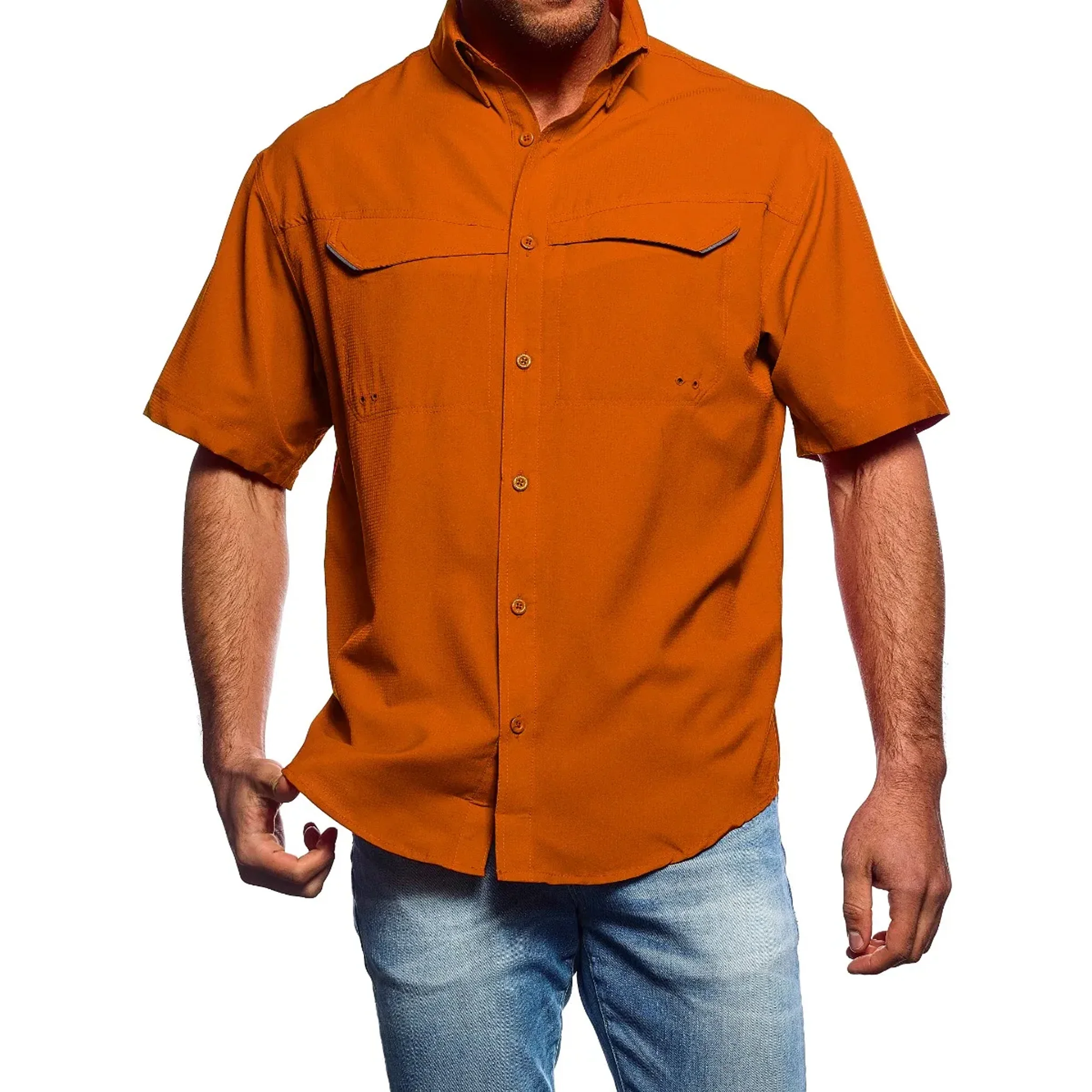 Pro Celebrity Men's Short Sleeve Pro Fishing Shirt - Image 19