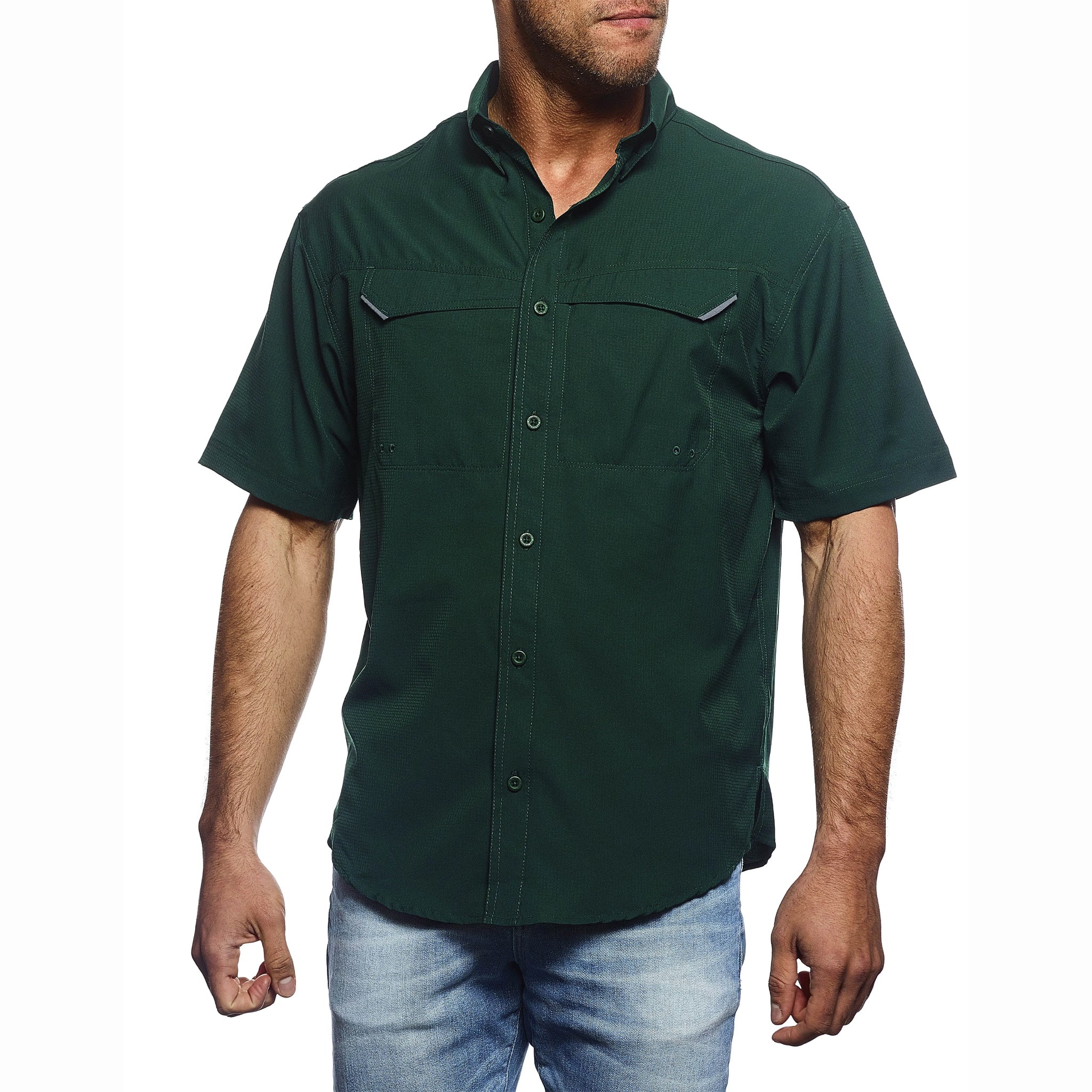 Pro Celebrity Men's Short Sleeve Pro Fishing Shirt - Image 6