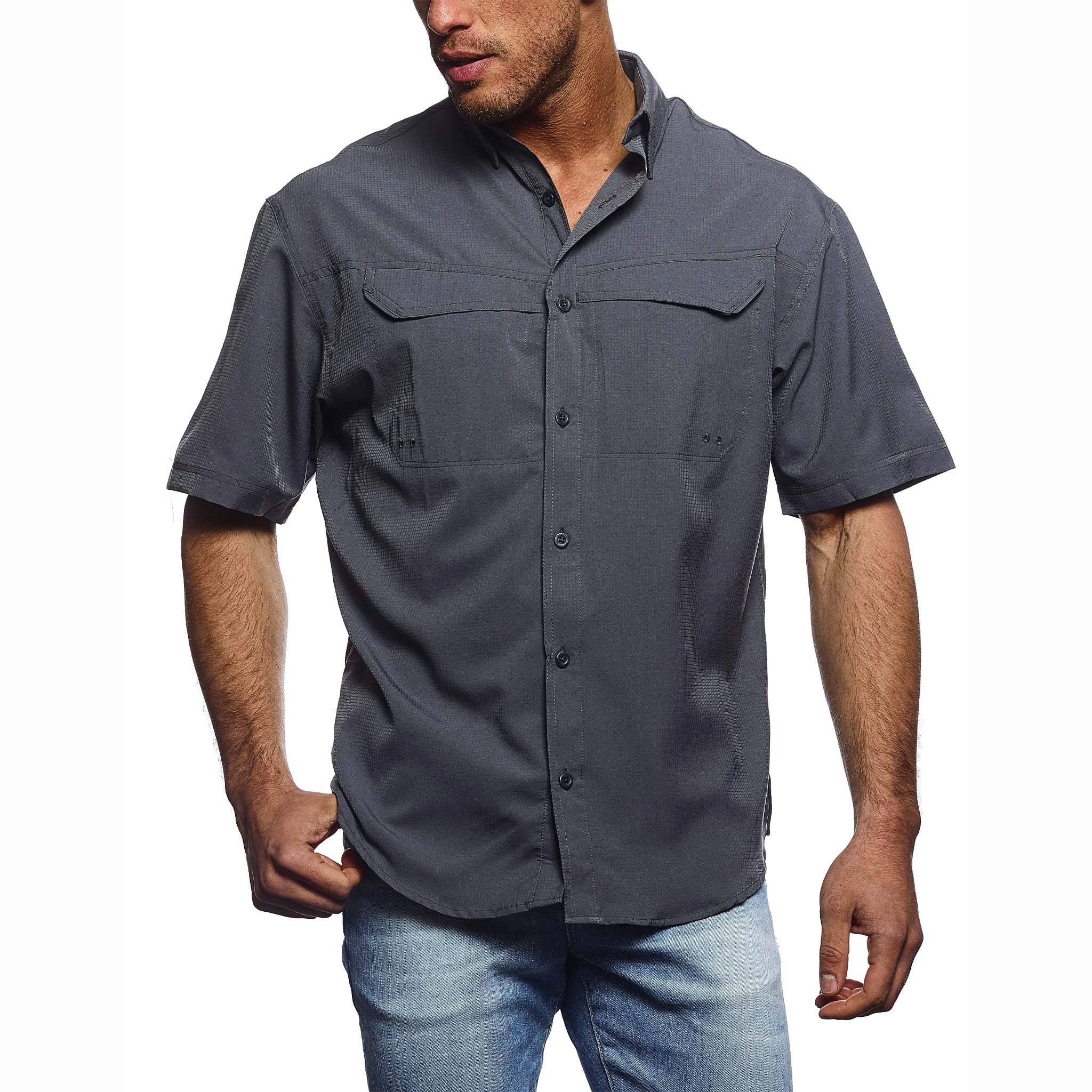 Pro Celebrity Men's Short Sleeve Pro Fishing Shirt - Image 7