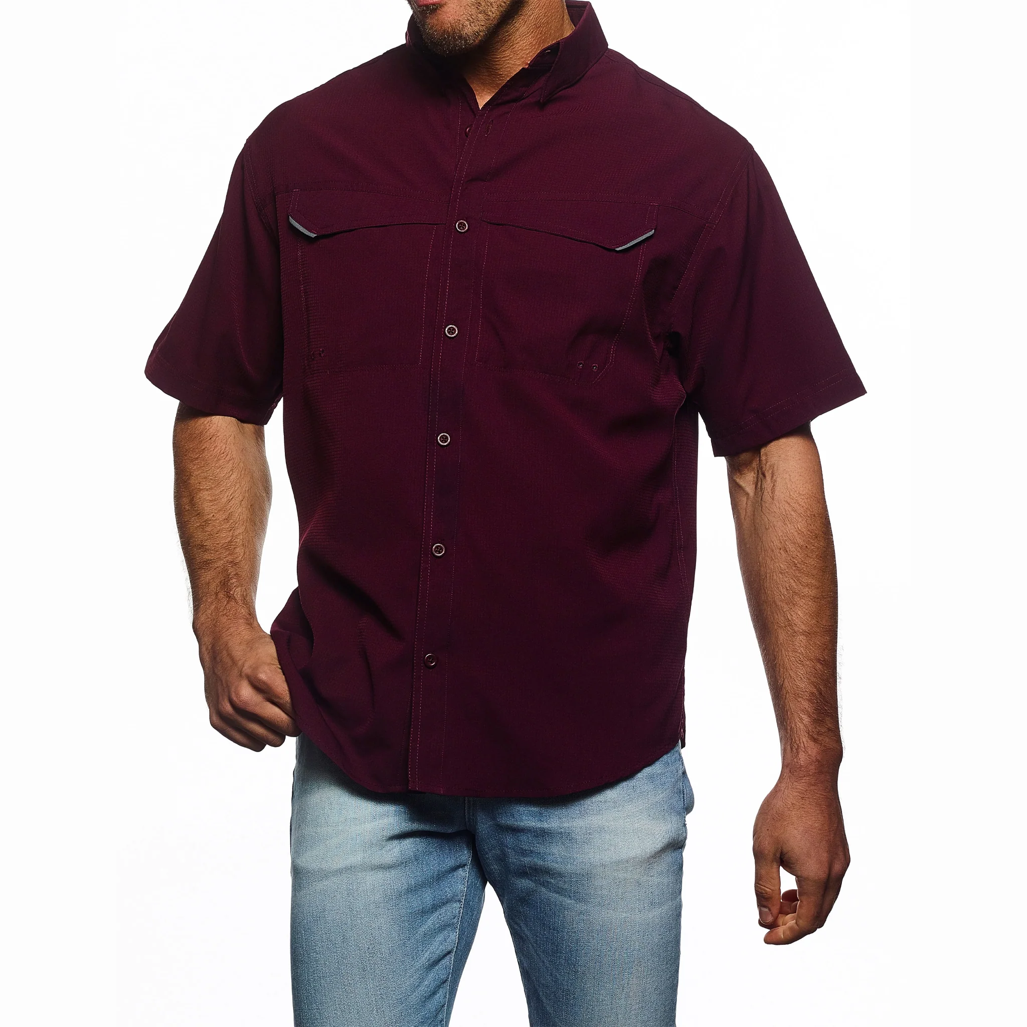Pro Celebrity Men's Short Sleeve Pro Fishing Shirt - Image 8