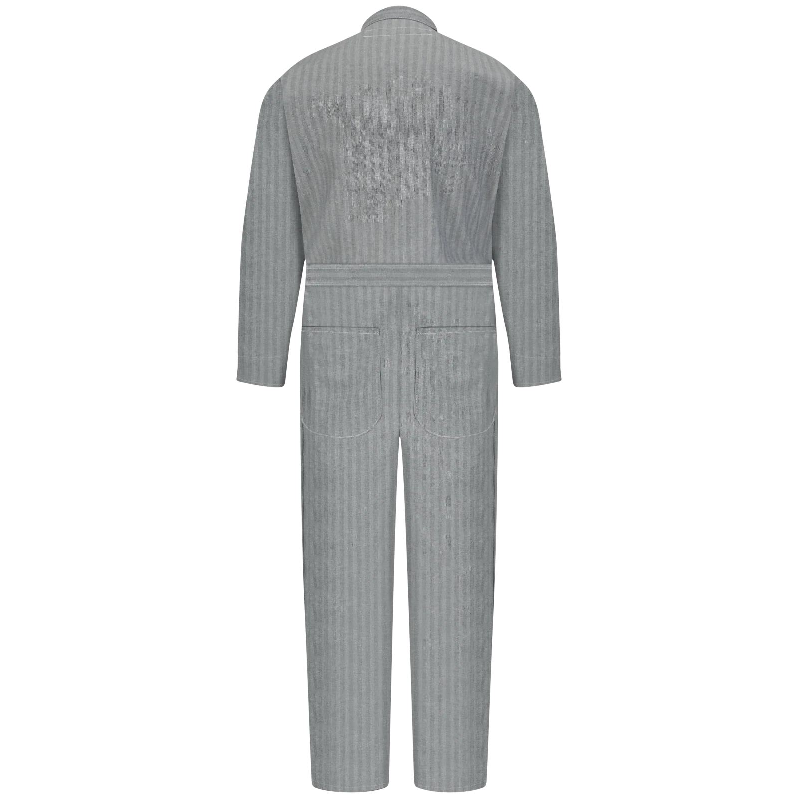 Red Kap Button-Front Cotton Coverall-Herringbone - Image 2