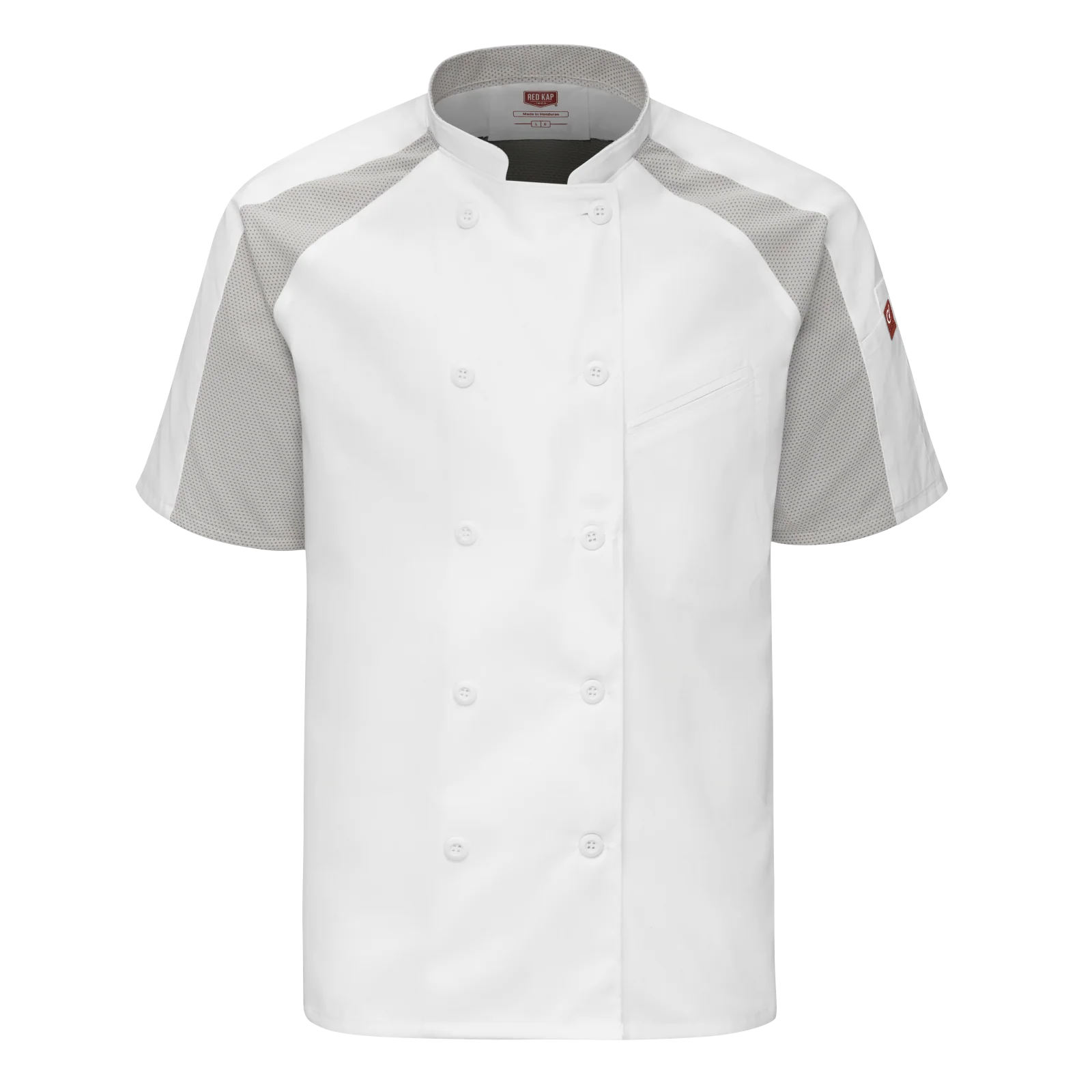 Red Kap Men's Airflow Raglan Chef Coat with OilBlok - Image 3