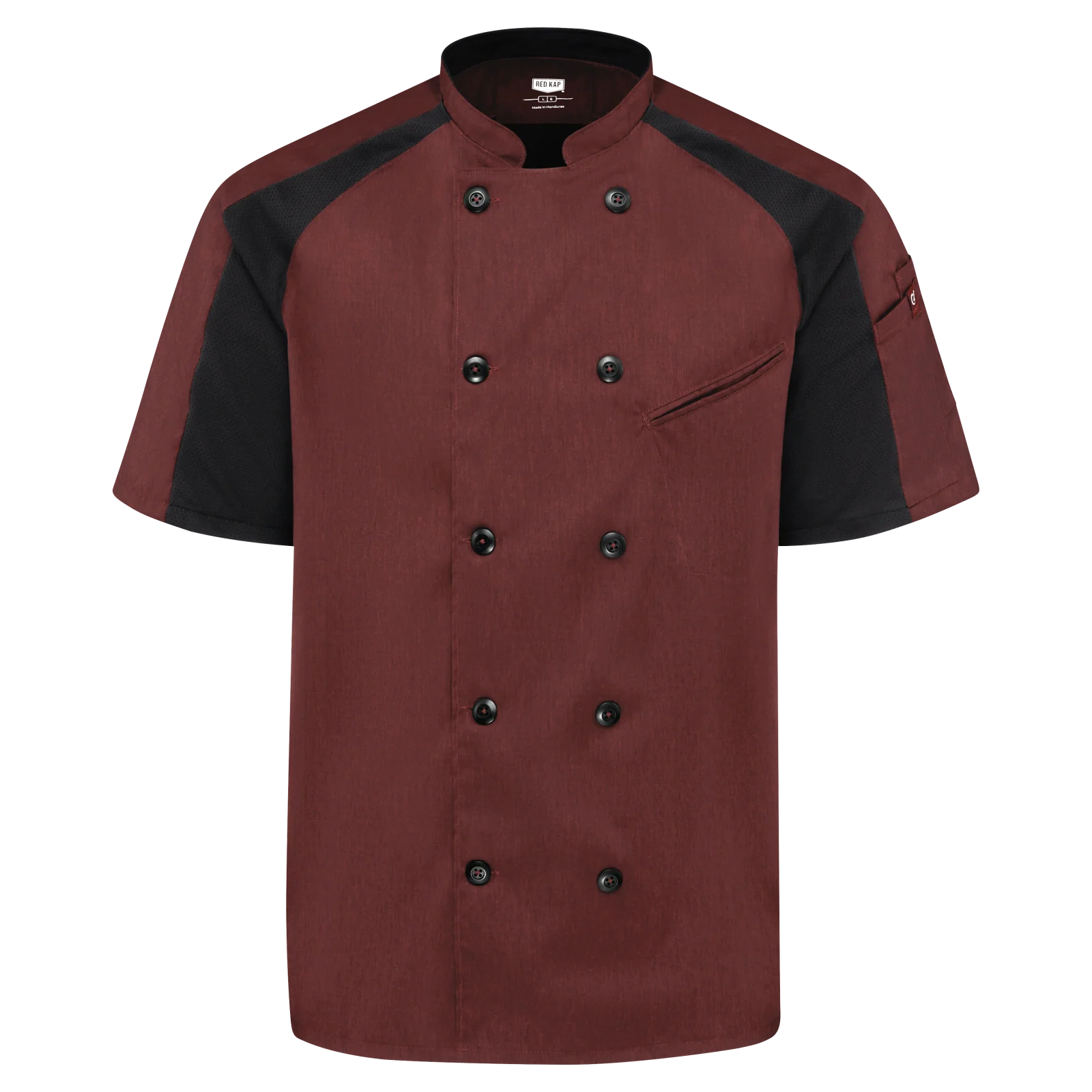 Red Kap Men's Airflow Raglan Chef Coat with OilBlok - Image 4
