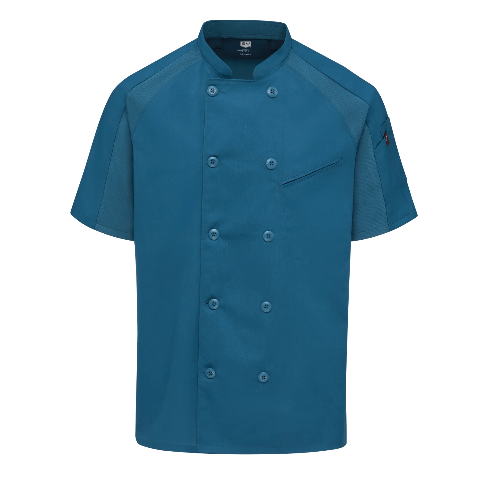Red Kap Men's Airflow Raglan Chef Coat with OilBlok - Image 5
