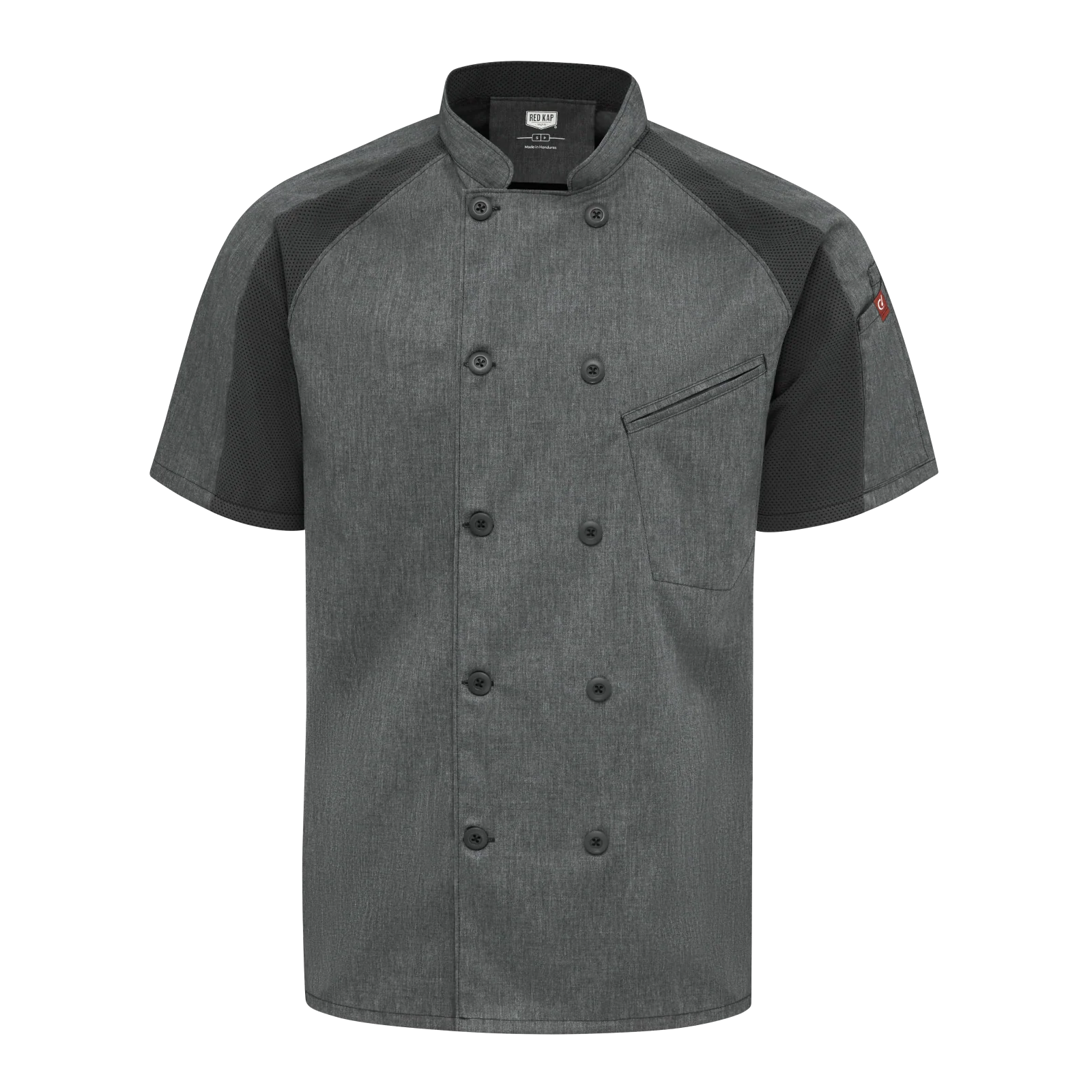 Red Kap Men's Airflow Raglan Chef Coat with OilBlok - Image 6