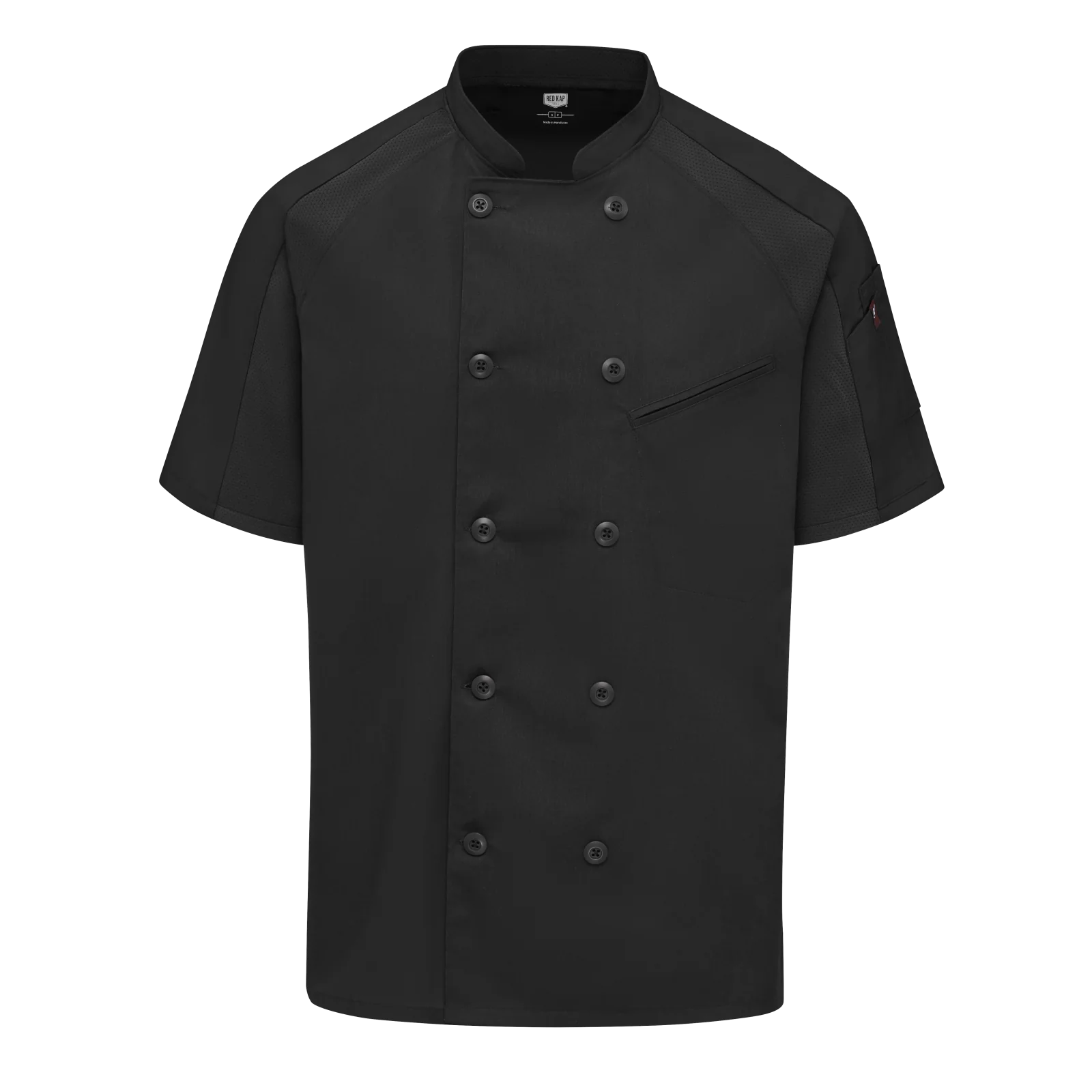 Red Kap Men's Airflow Raglan Chef Coat with OilBlok - Image 7
