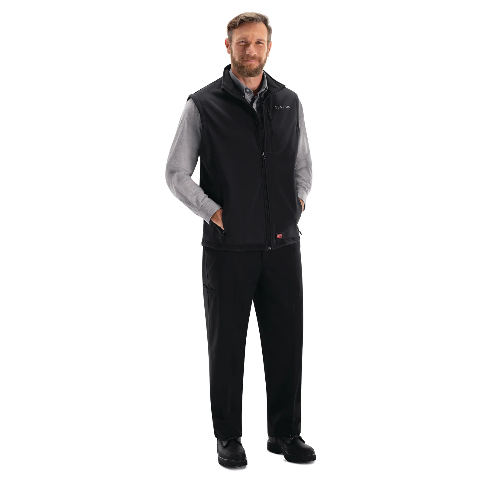 Red Kap Men's Cell Phone Pocket Pant-Black - Image 4