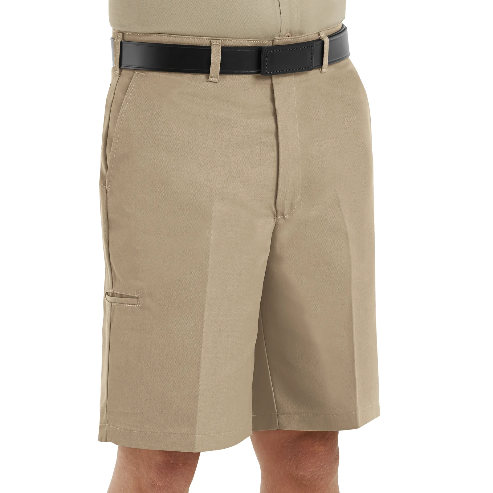 Red Kap Men's Cell Phone Pocket Shorts-Khaki - Image 4