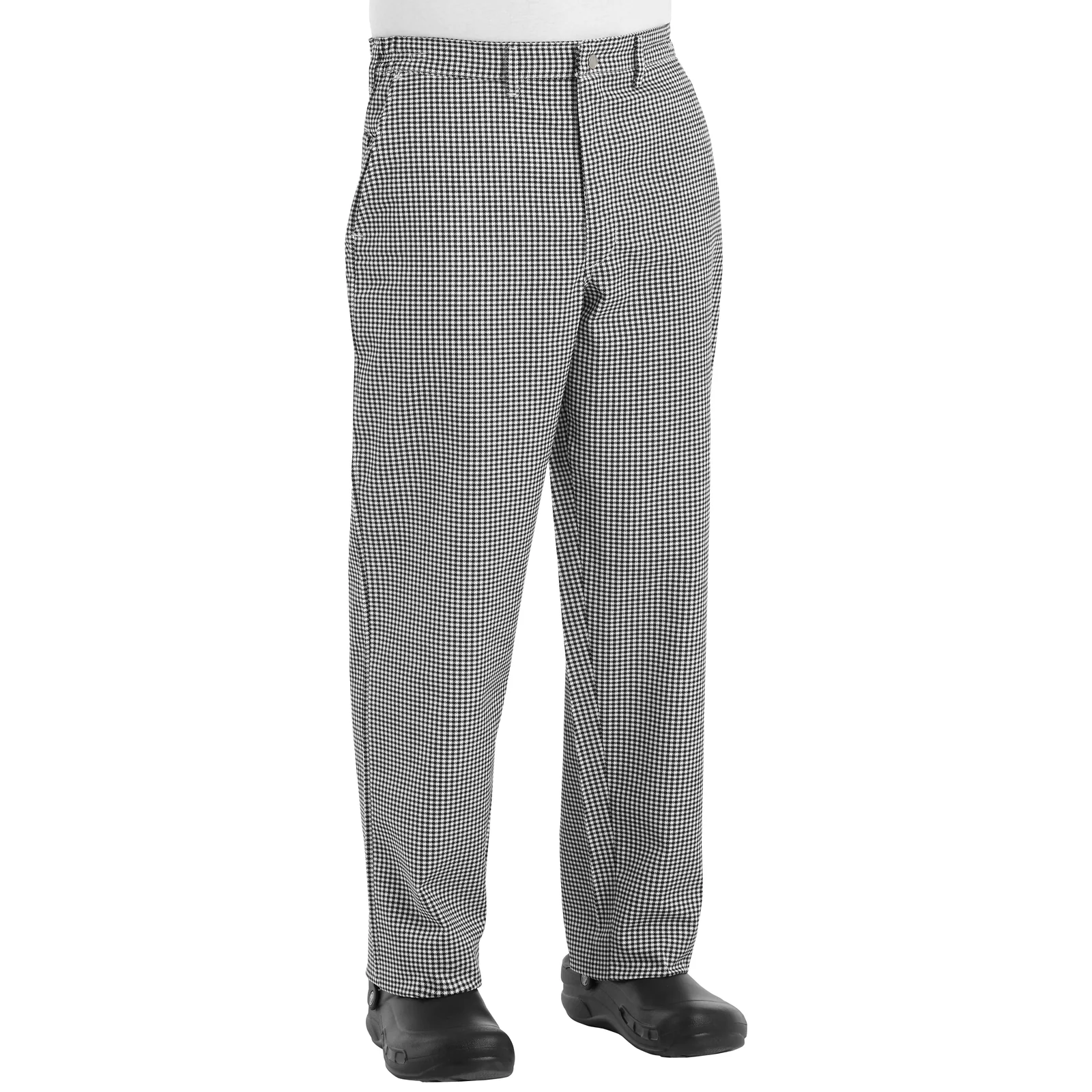 Red Kap Men's Checked Cook Pant -Black / White Check - Image 2