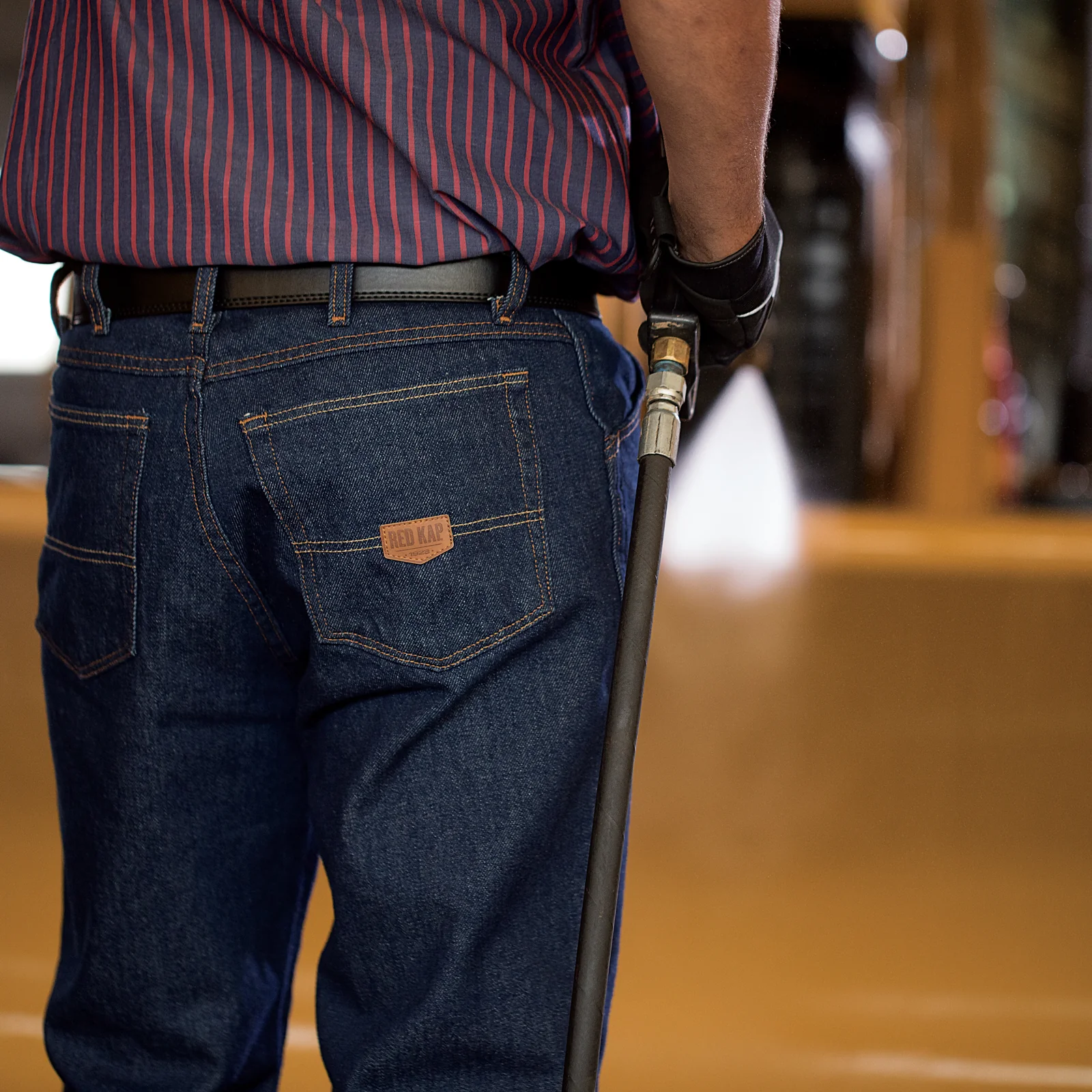 Red Kap Men's Classic Rigid Jean-Dark Navy - Image 4