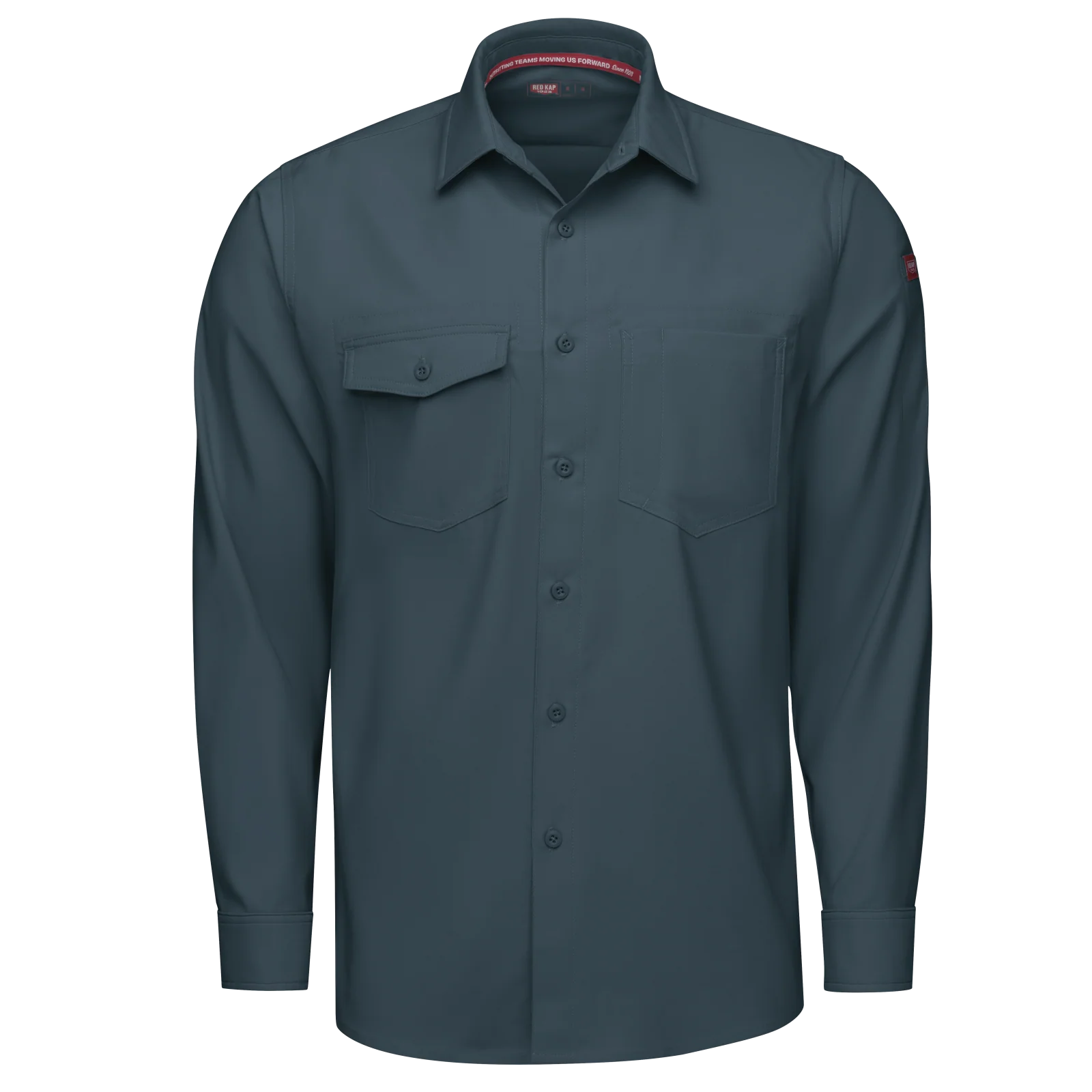 Red Kap Men's Cooling Long Sleeve Work Shirt - Image 2