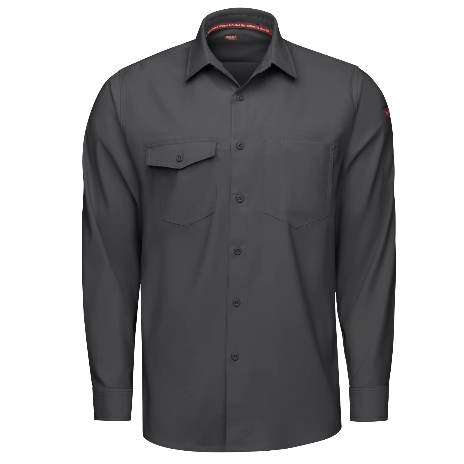 Red Kap Men's Cooling Long Sleeve Work Shirt - Image 3