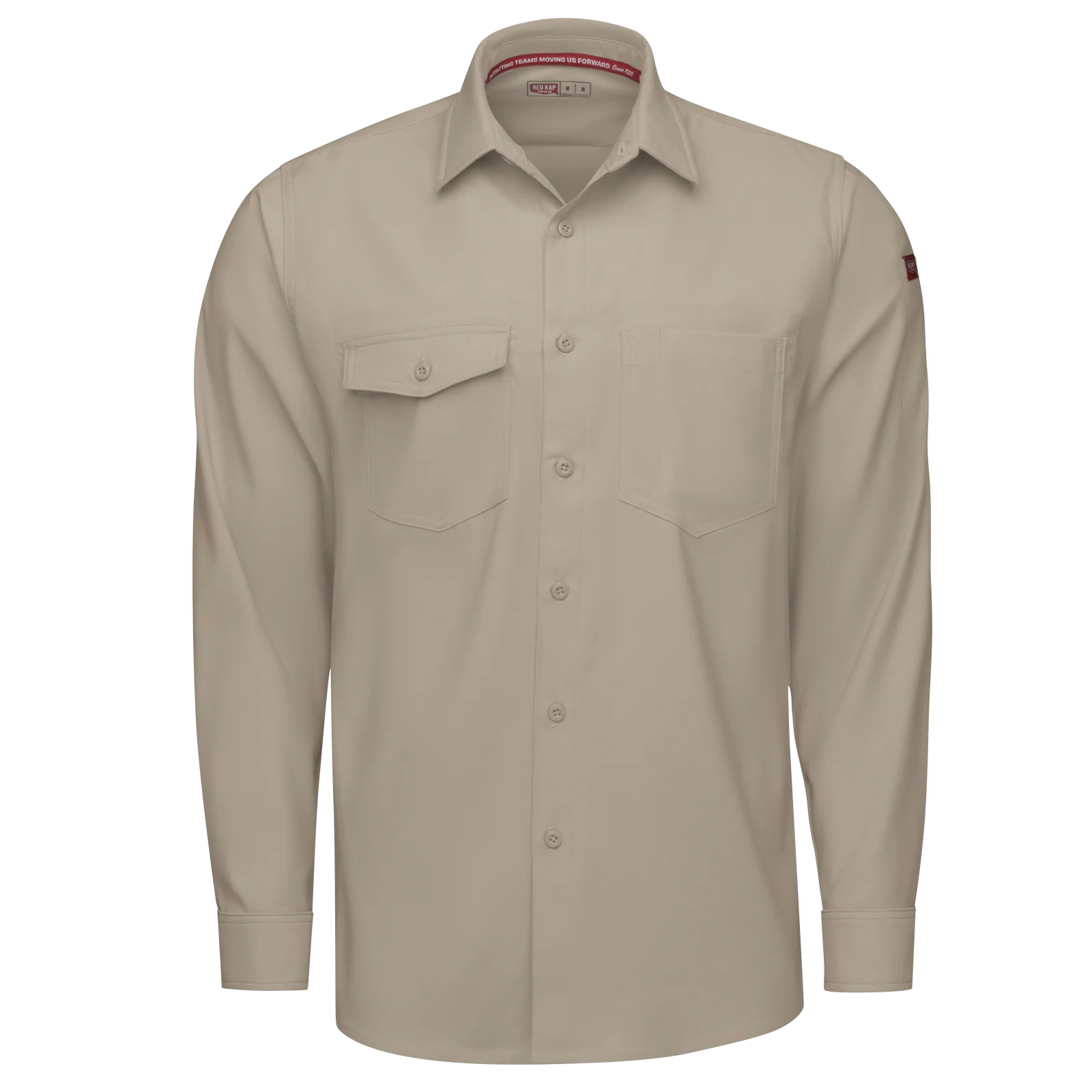 Red Kap Men's Cooling Long Sleeve Work Shirt - Image 5