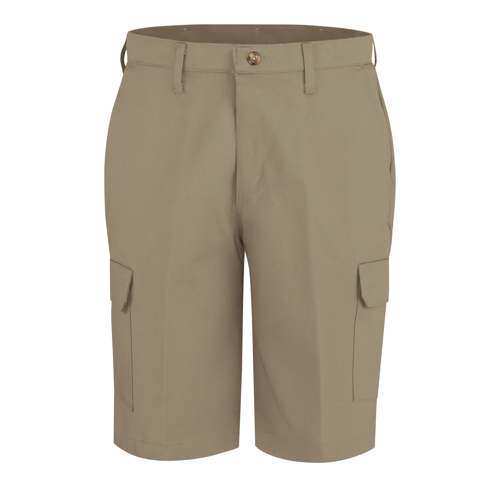Red Kap Men's Cotton Cargo Shorts-Khaki