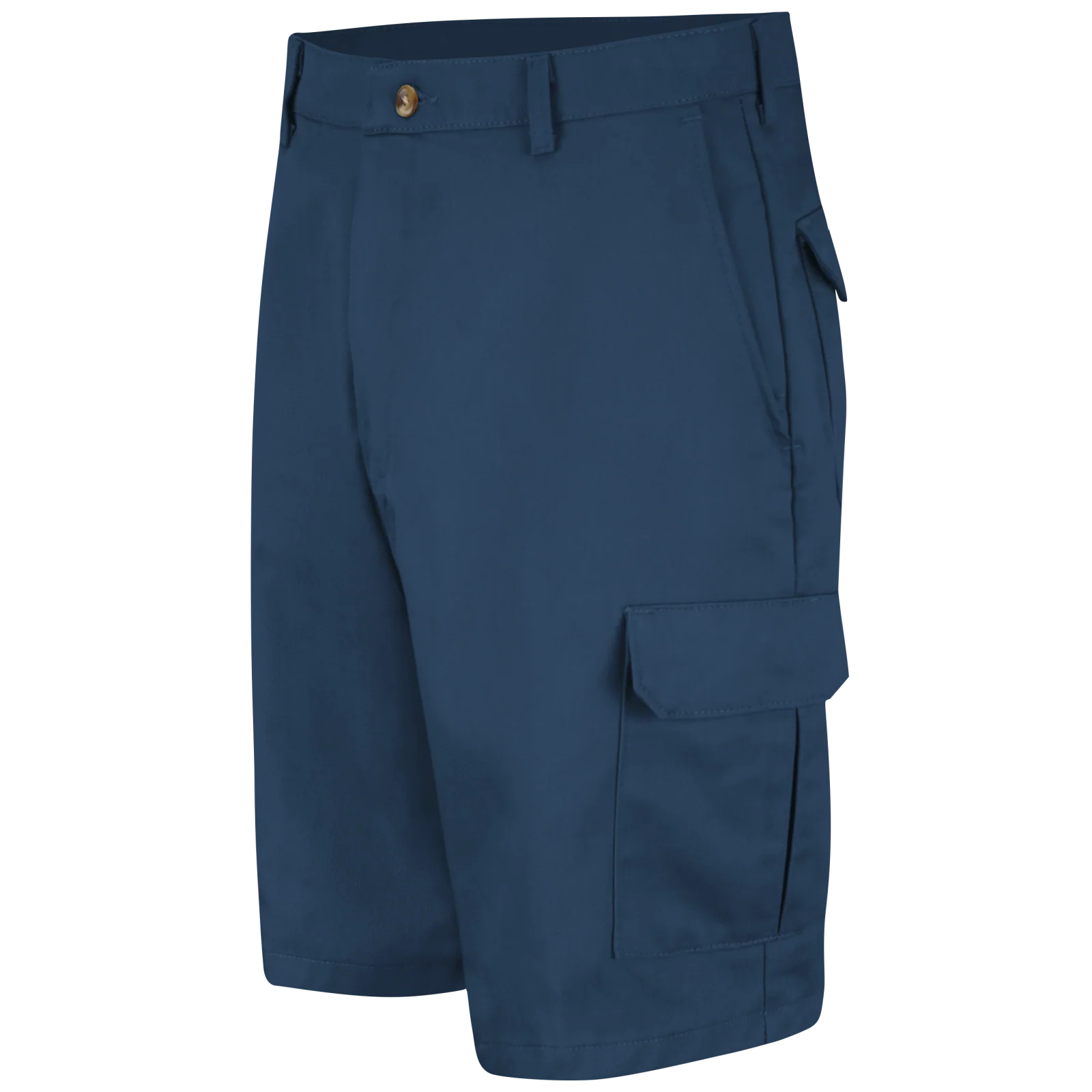 Red Kap Men's Cotton Cargo Shorts-Navy
