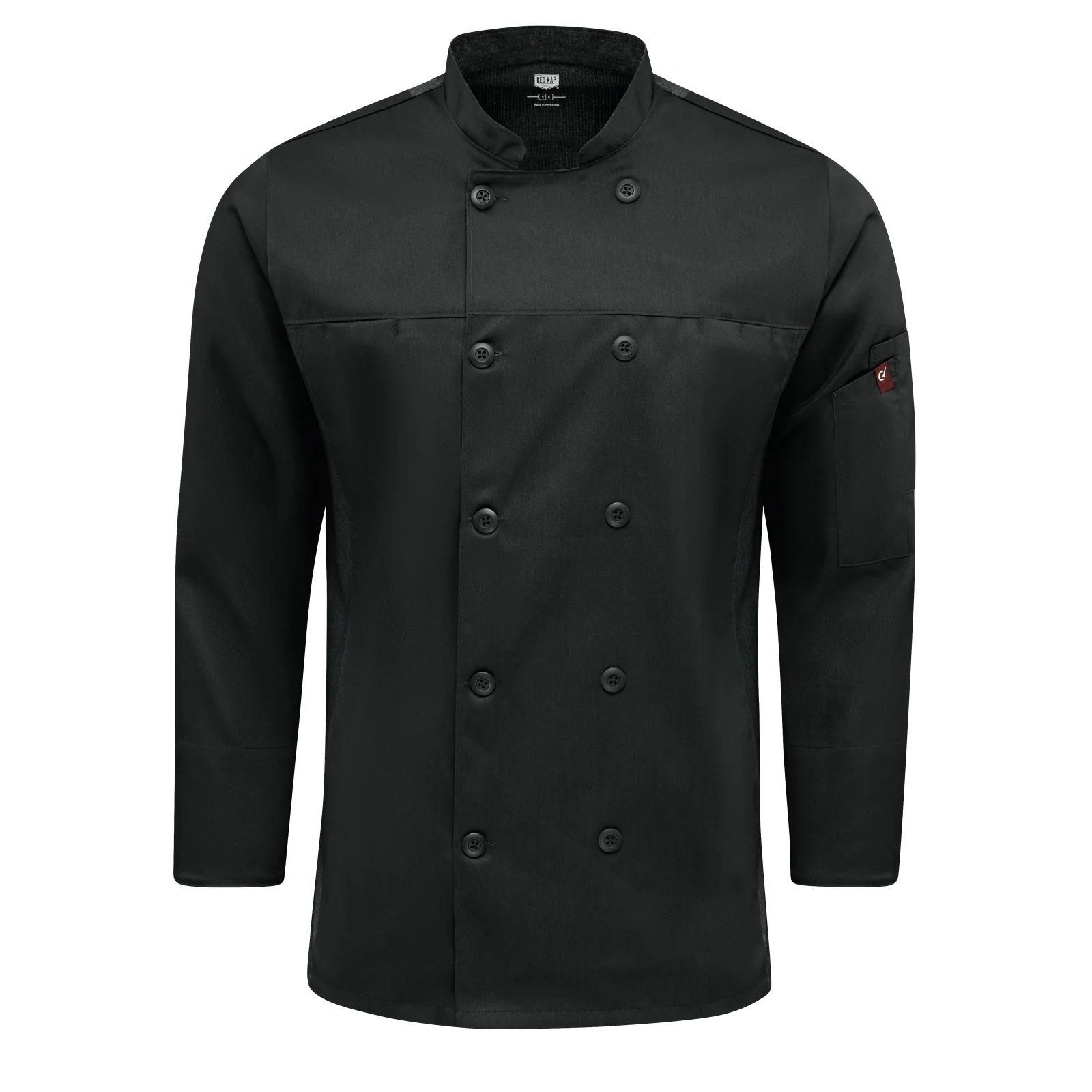 Red Kap Men's Deluxe Airflow Chef Coat
