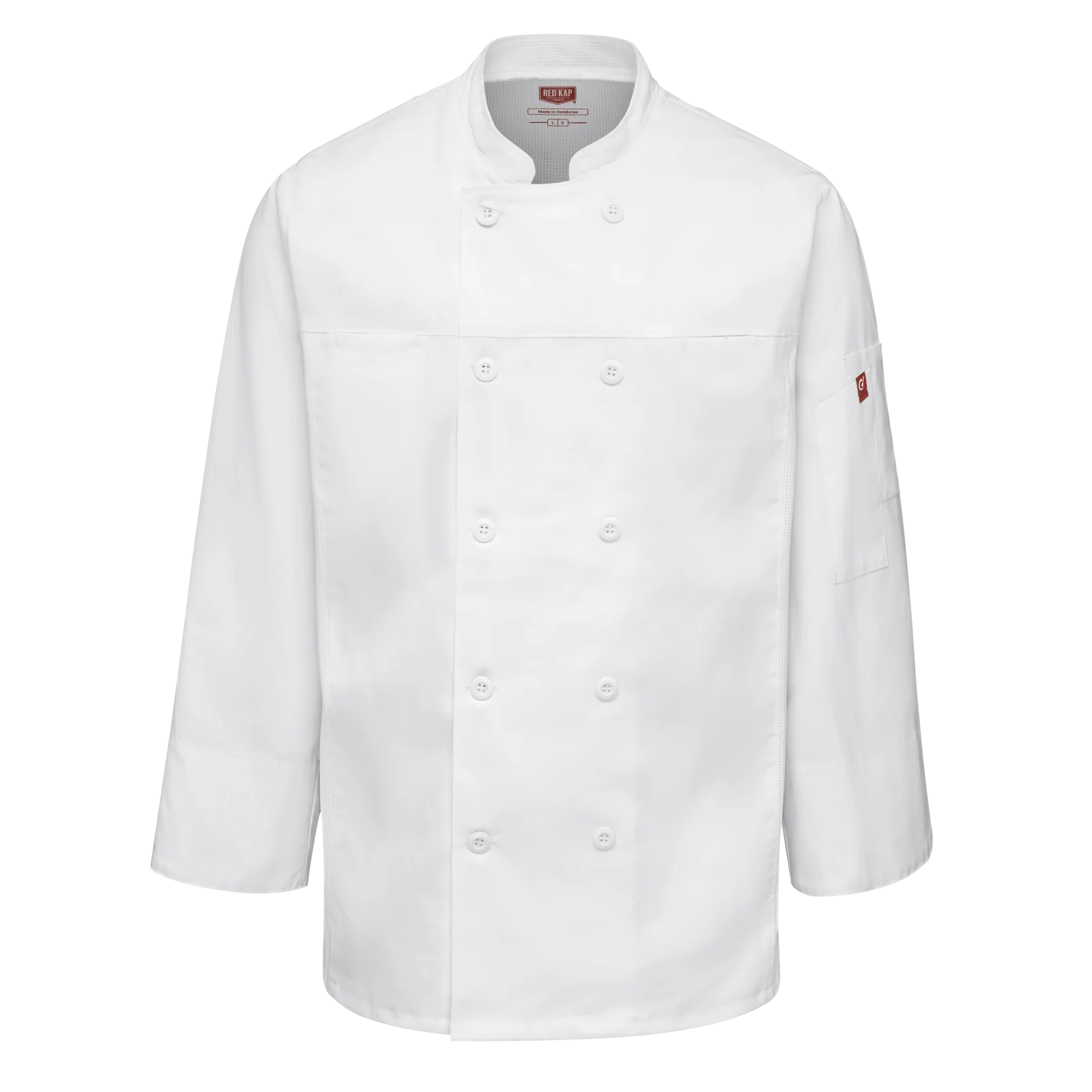 Red Kap Men's Deluxe Airflow Chef Coat - Image 3