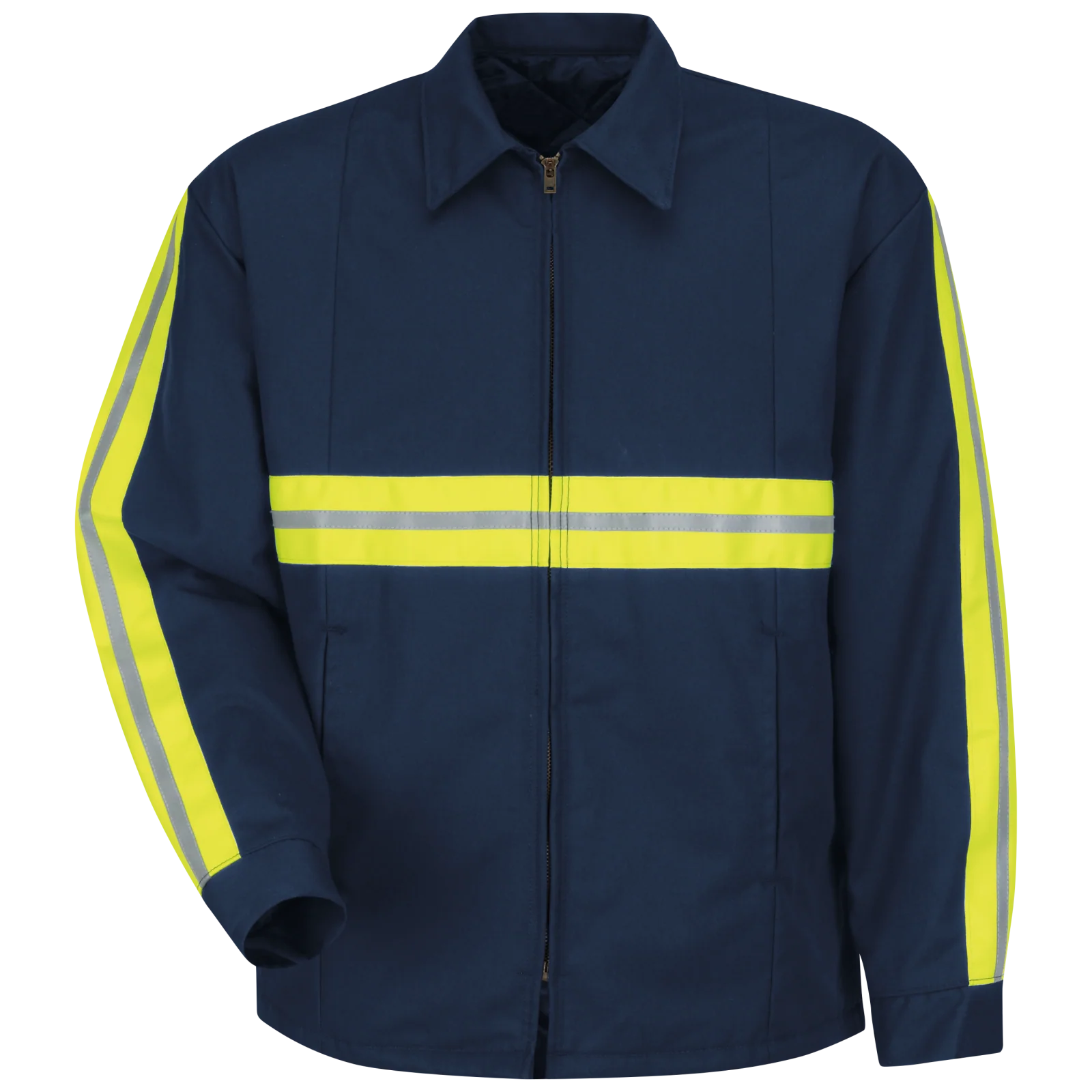 Red Kap Men's Enhanced Visibility Perma-Lined Panel Jacket - Image 3
