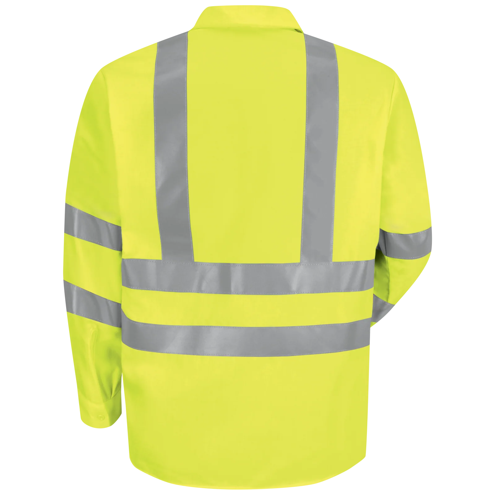 Red Kap Men's Hi-Visibility Long Sleeve Work Shirt - Type R, Class 3 - Image 2