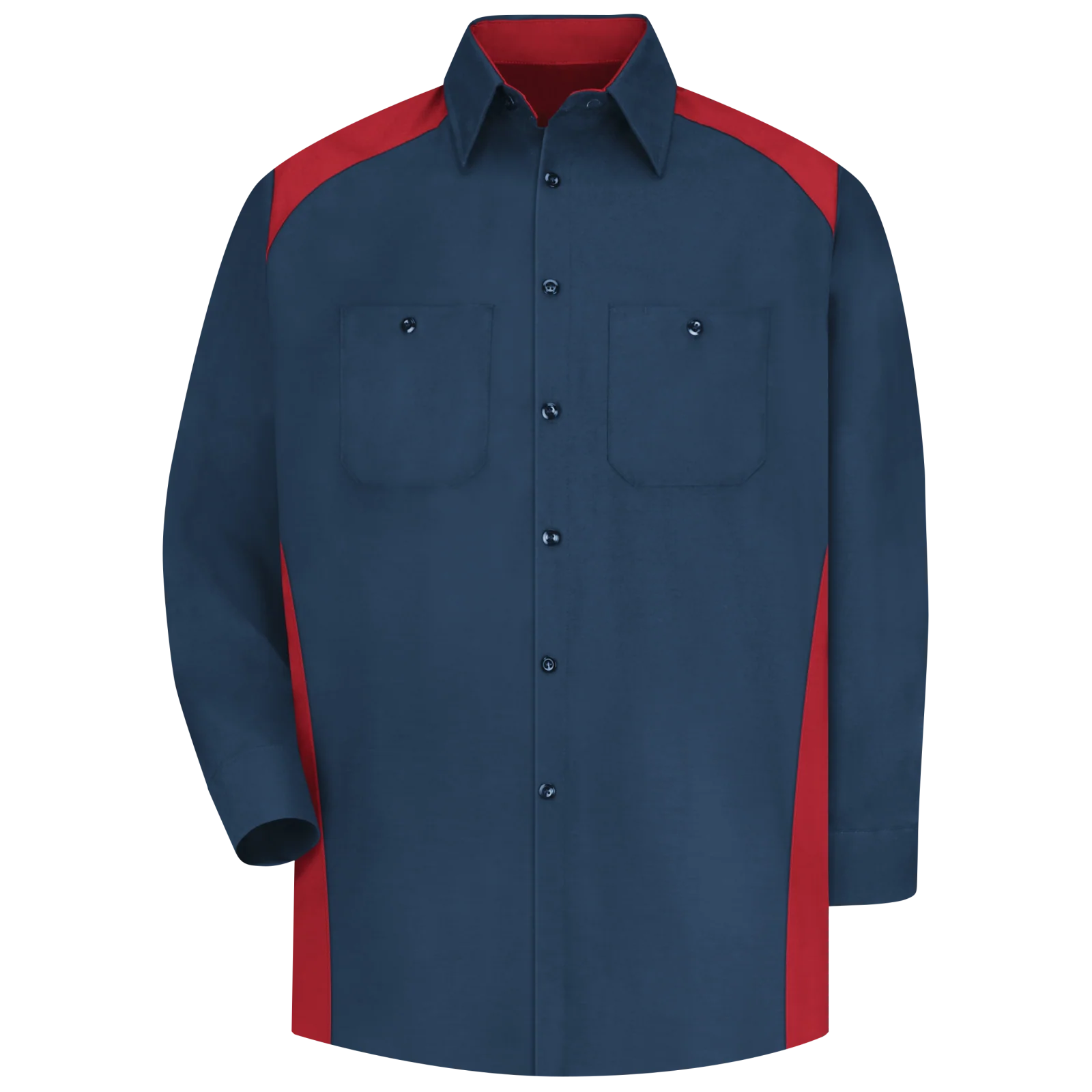 Red Kap Men's Long Sleeve Motorsports Shirt