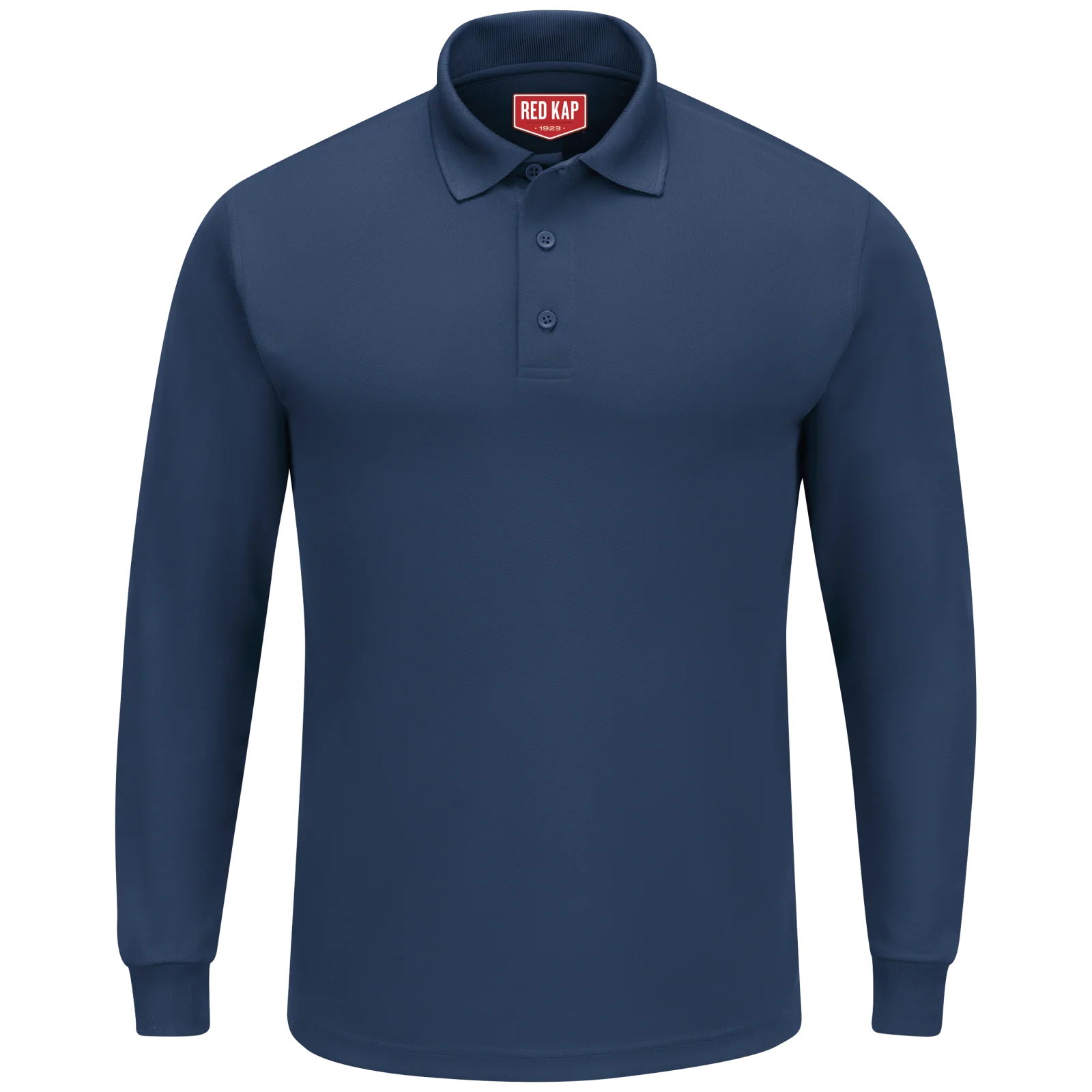 Red Kap Men's Long Sleeve Performance Knit® Polo - (SK6L) - Image 3