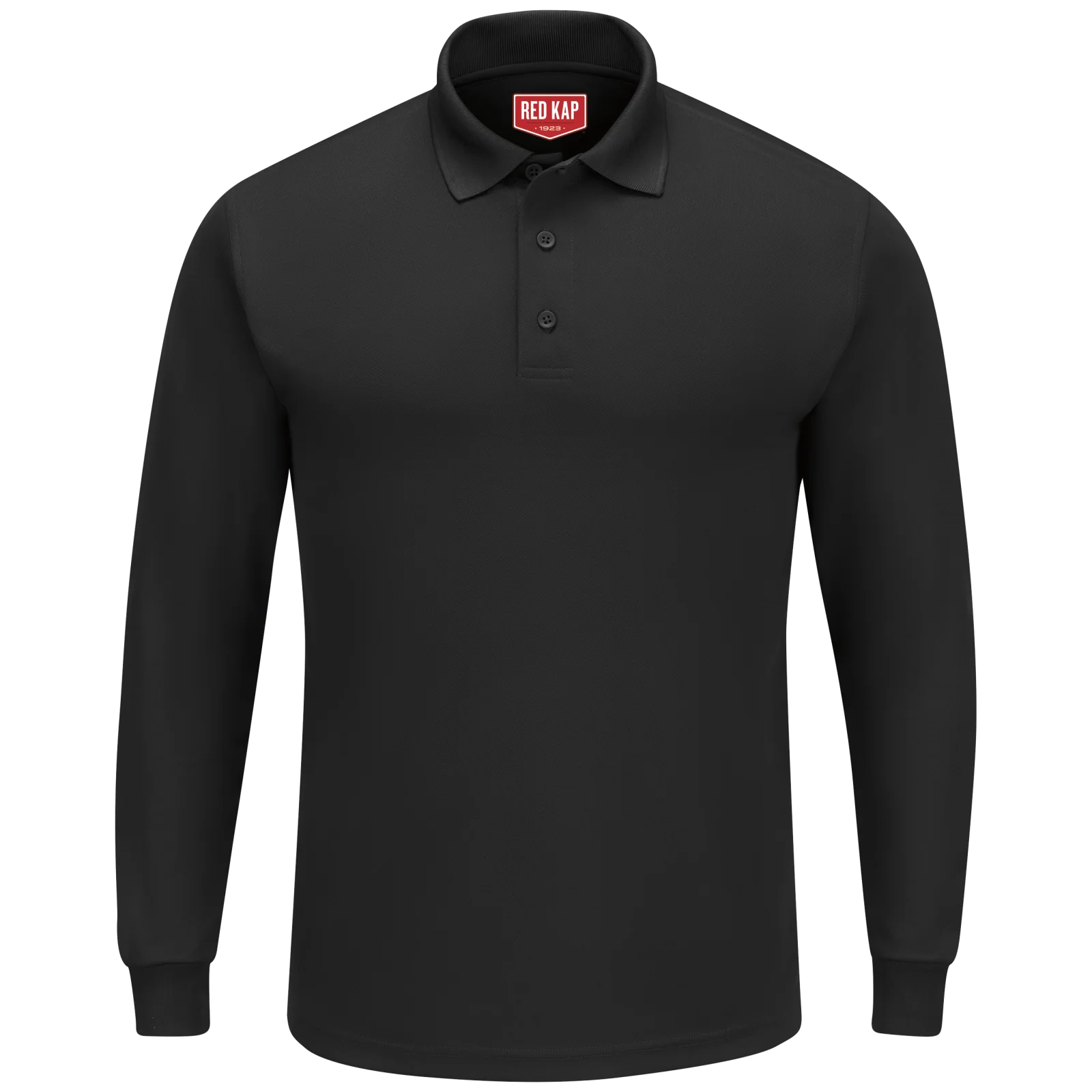 Red Kap Men's Long Sleeve Performance Knit® Polo - (SK6L) - Image 4