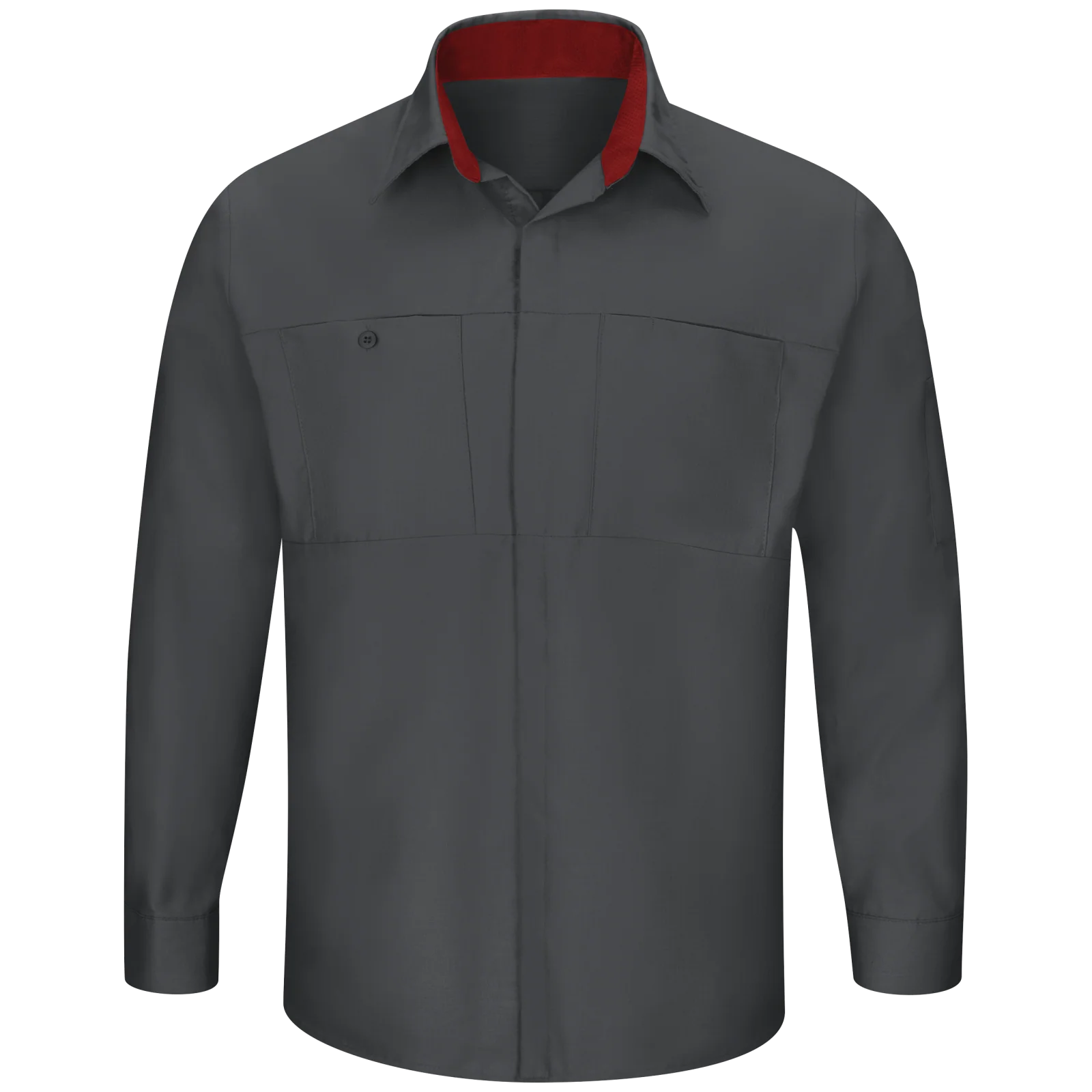 Red Kap Men's Long Sleeve Performance Plus Shop Shirt with OilBlok Technology - Image 5