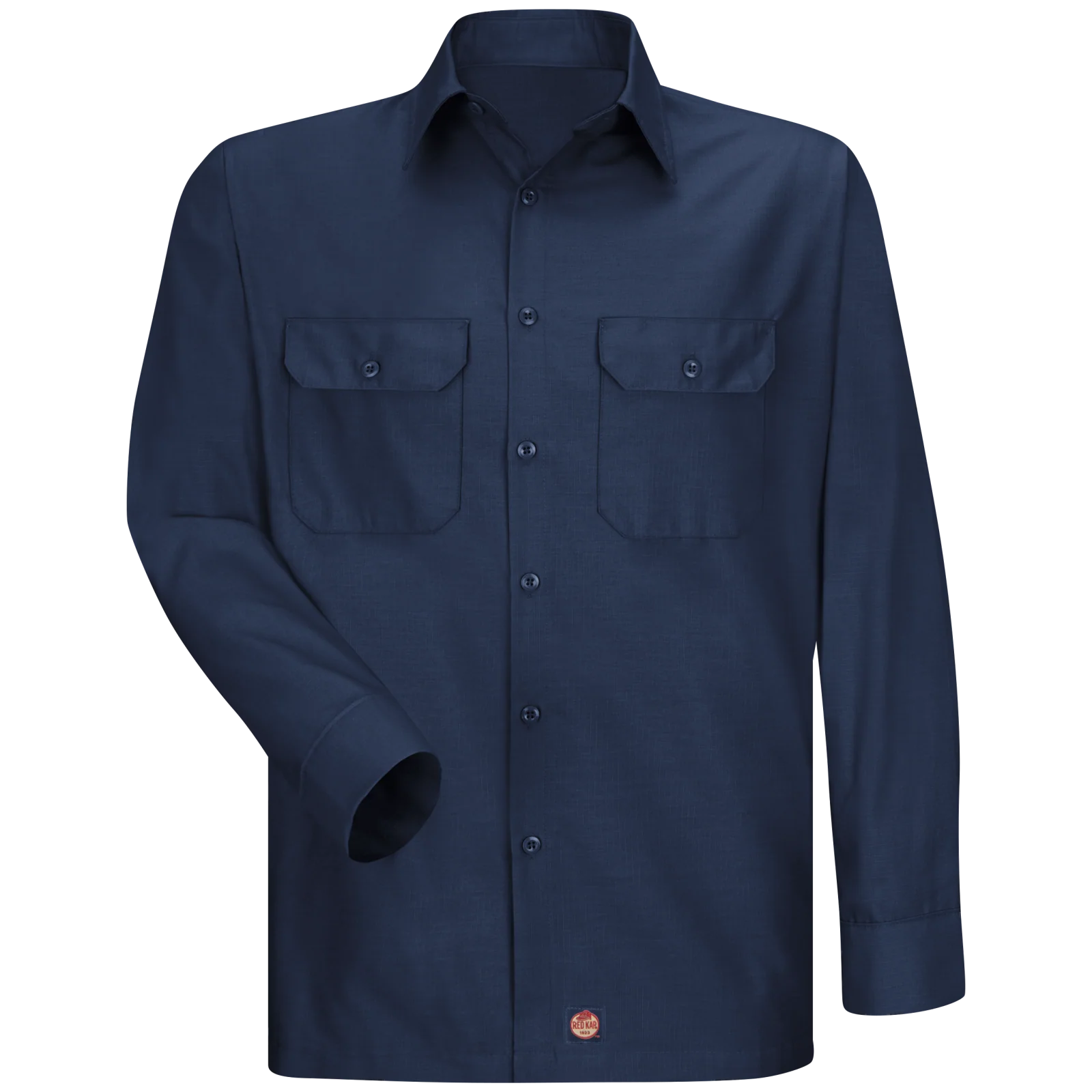 Red Kap Men's Long Sleeve Solid Rip Stop Shirt - Image 2