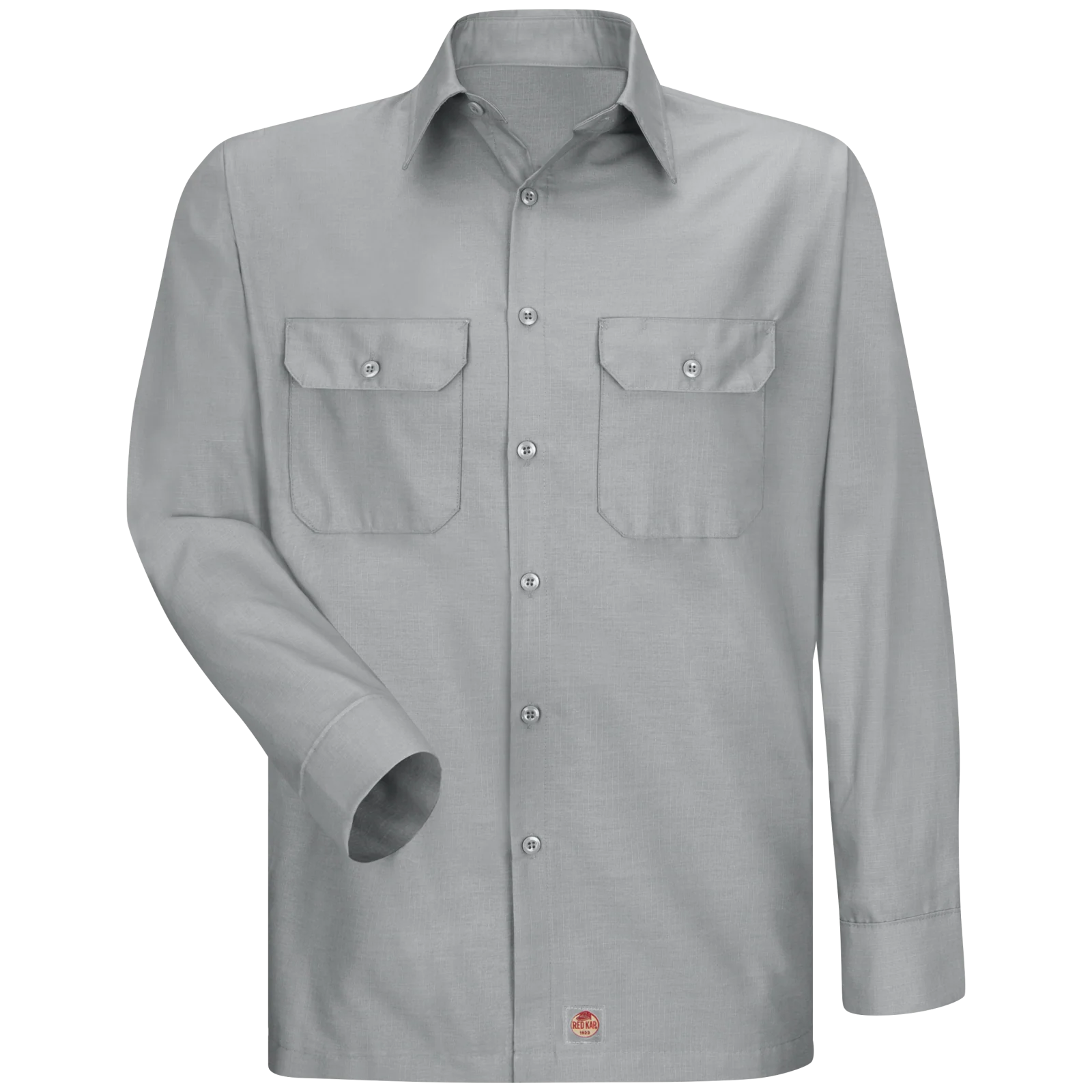 Red Kap Men's Long Sleeve Solid Rip Stop Shirt - Image 4
