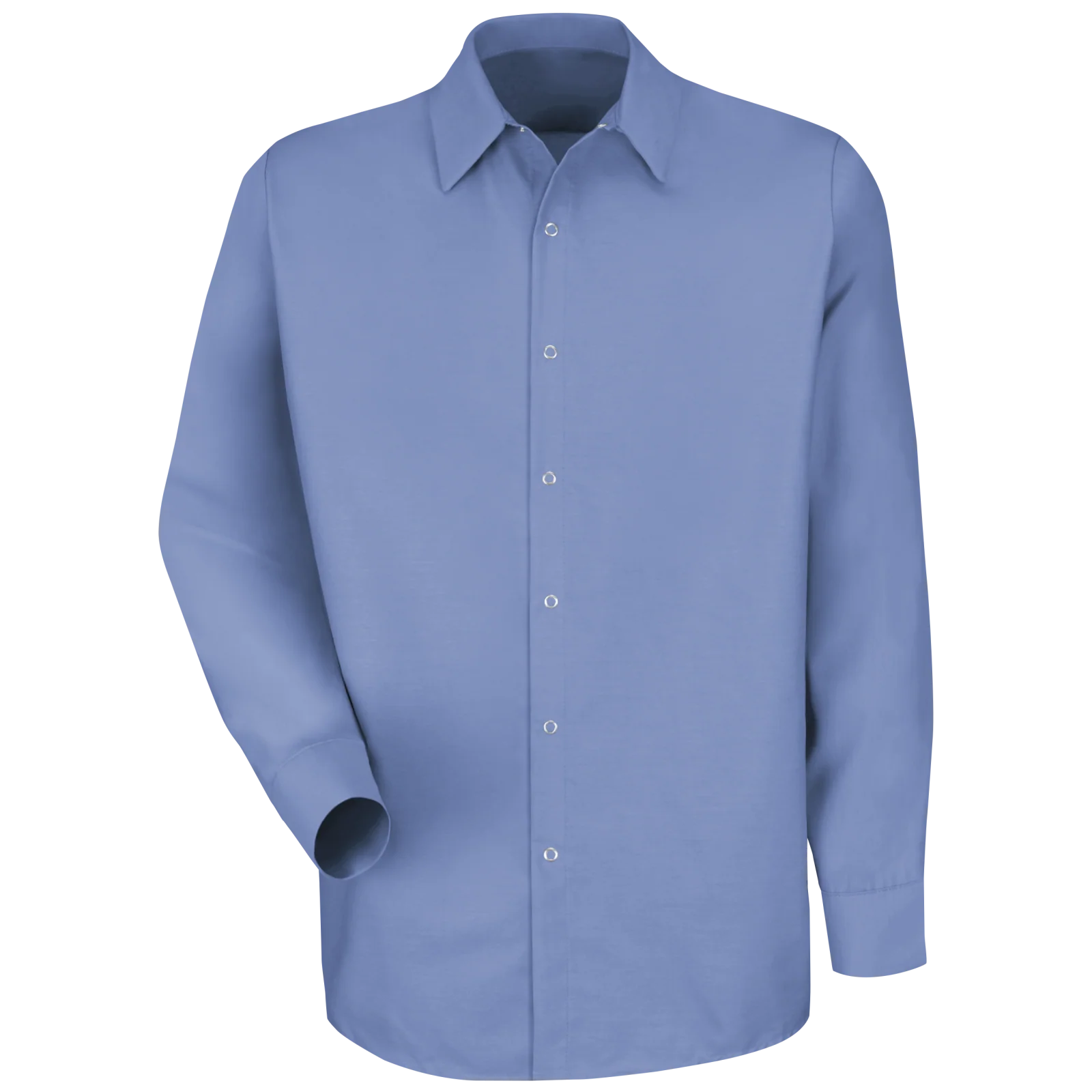 Red Kap Men's Long Sleeve Specialized Pocketless Work Shirt - Image 2