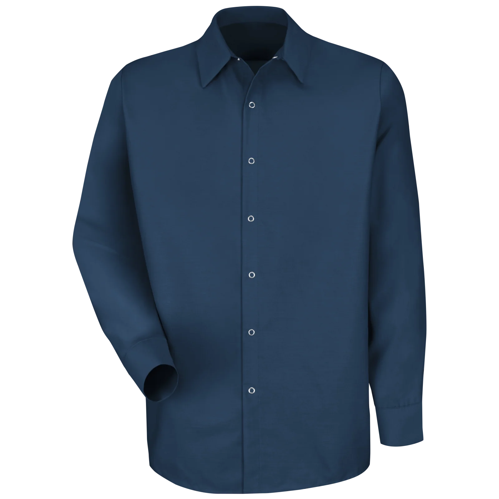 Red Kap Men's Long Sleeve Specialized Pocketless Work Shirt - Image 4