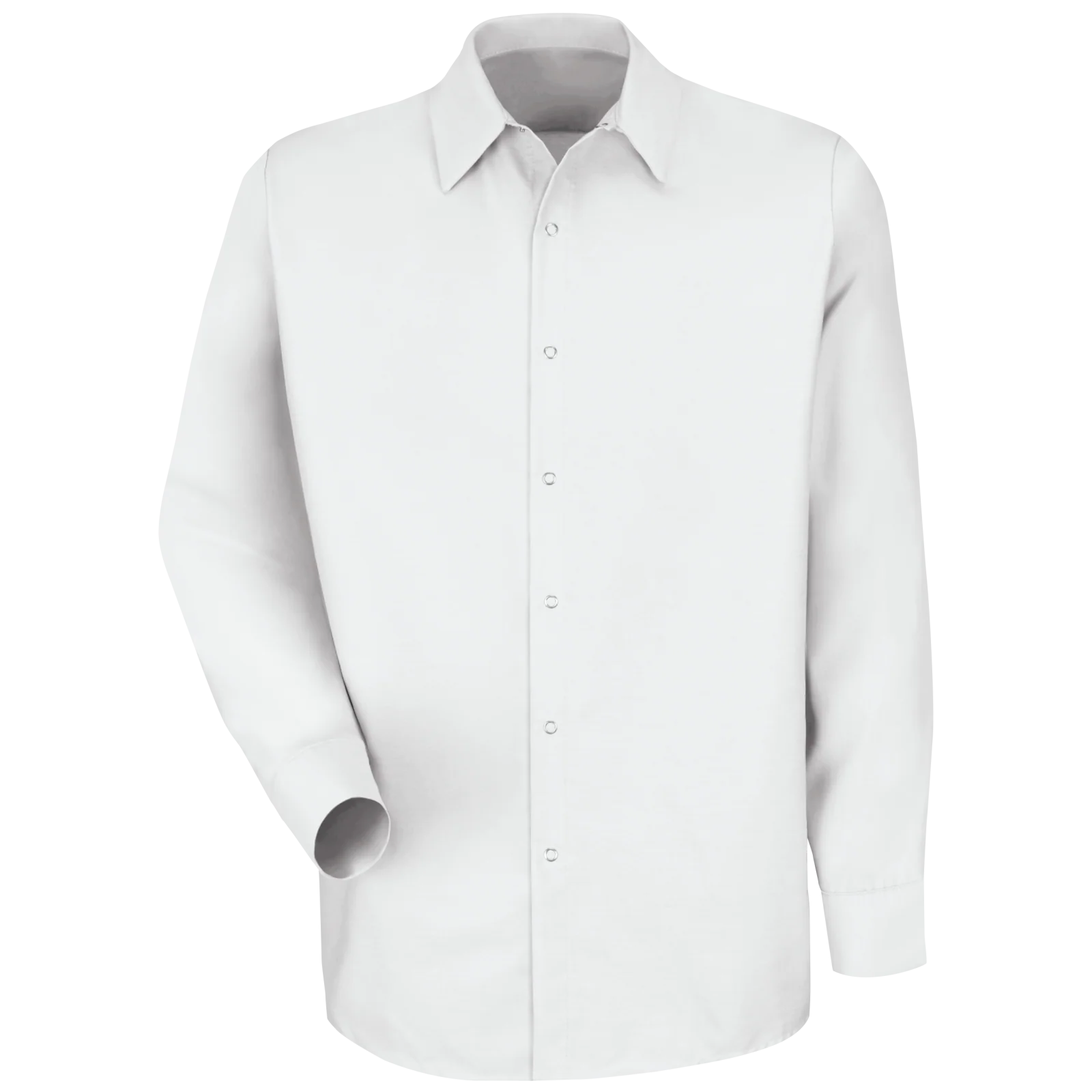 Red Kap Men's Long Sleeve Specialized Pocketless Work Shirt - Image 5