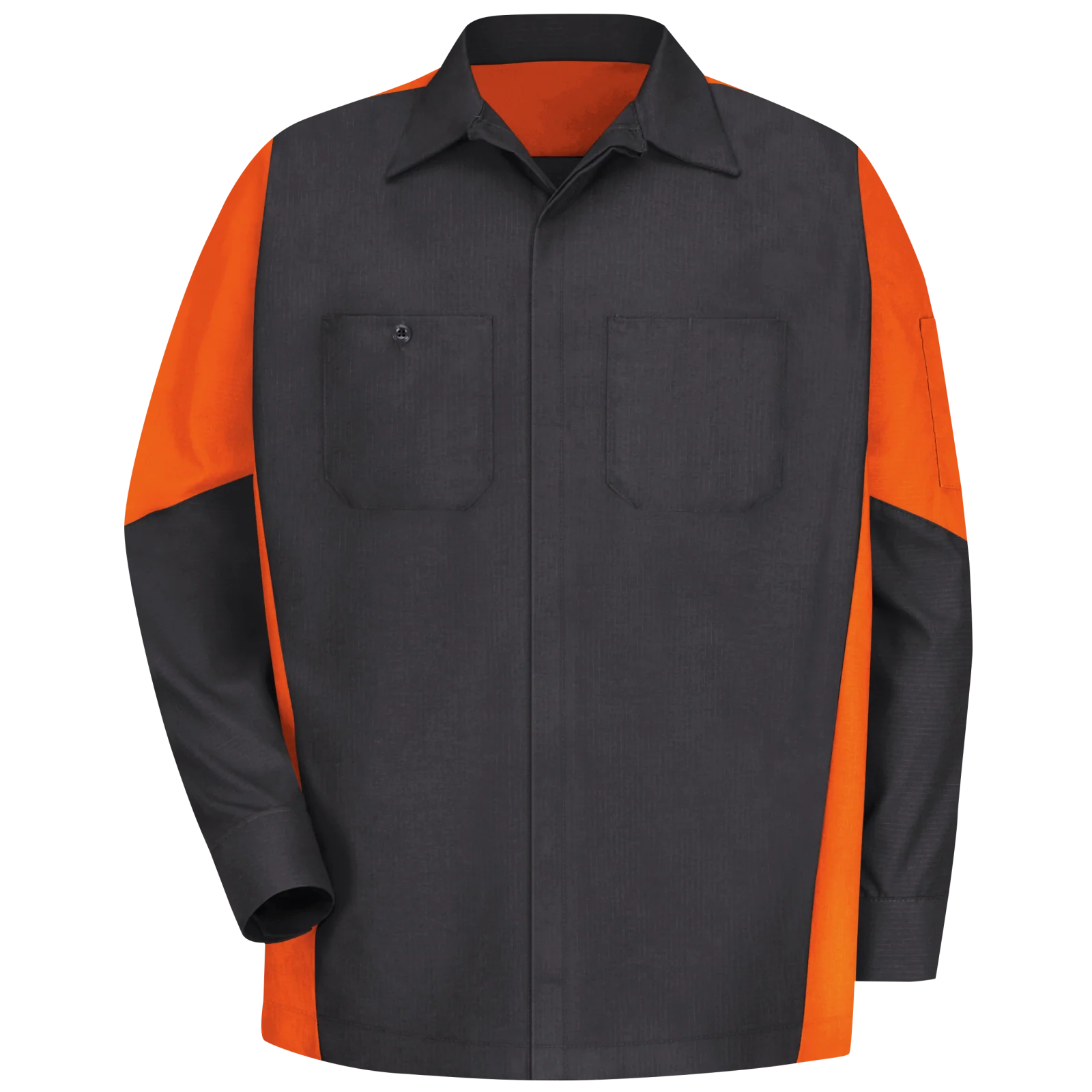 Red Kap Men's Long Sleeve Two-Tone Crew Shirt - Image 2
