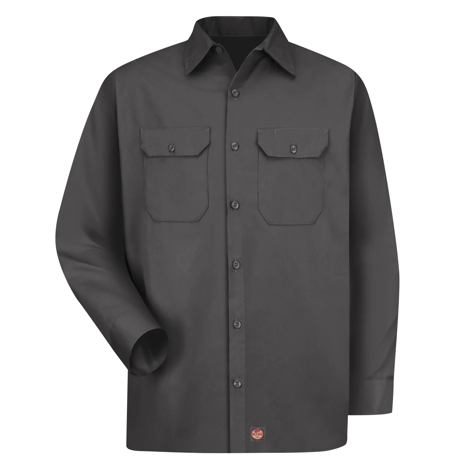 Red Kap Men's Long Sleeve Utility Uniform Shirt - Image 3