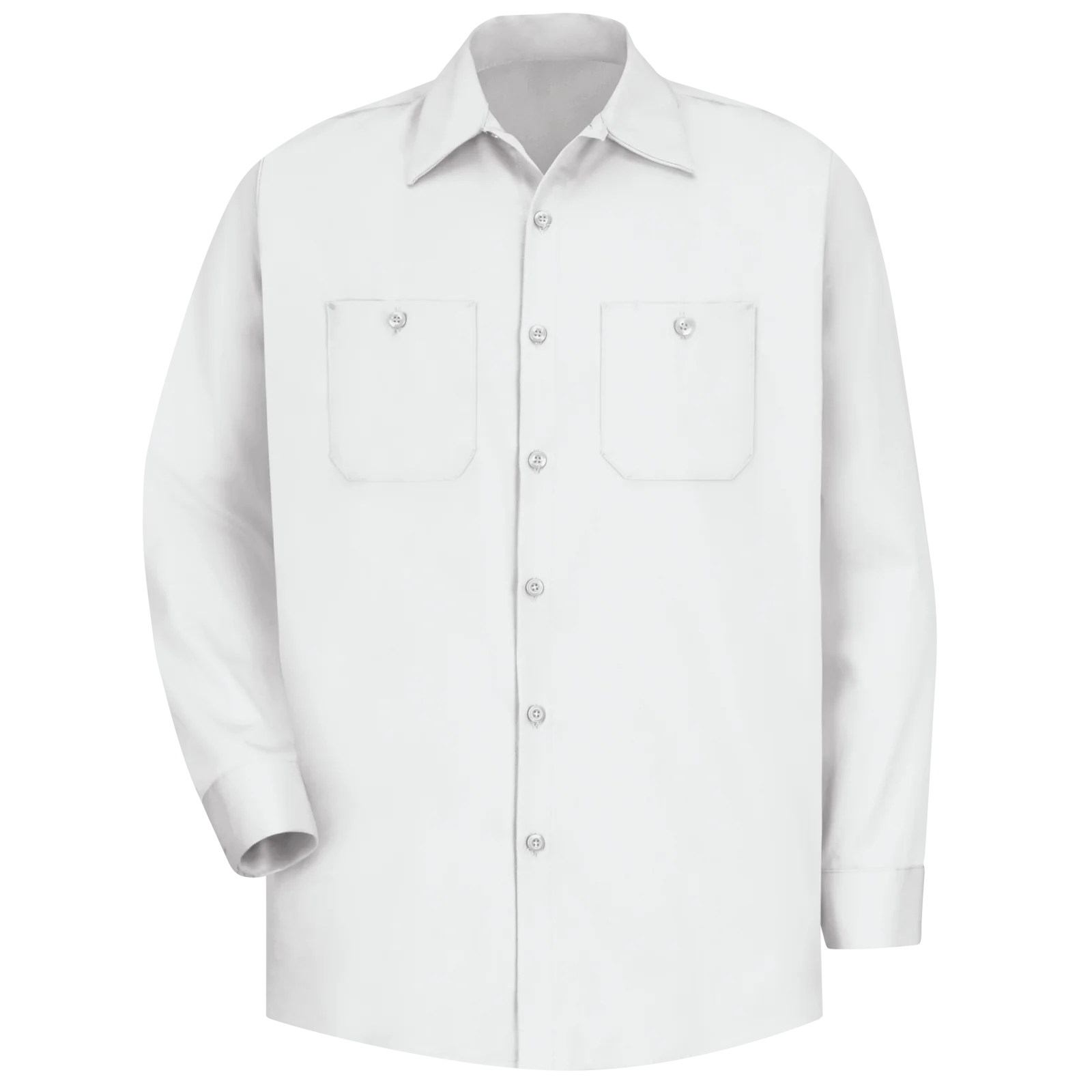 Red kap Men's Long Sleeve Wrinkle-Resistant Cotton Work Shirt - Image 9