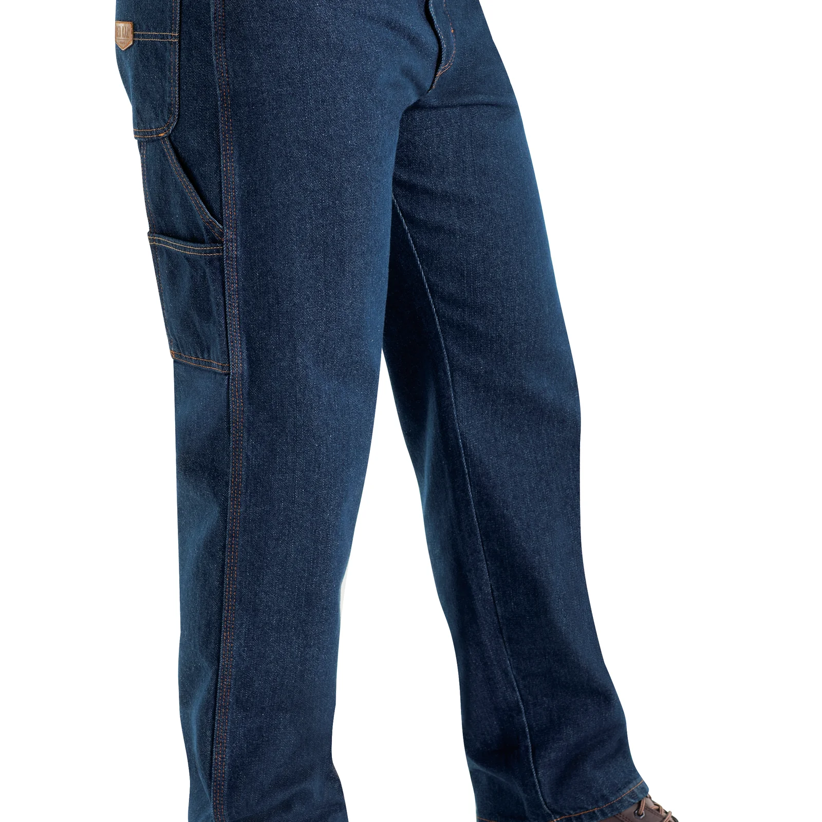 Red Kap Men's Loose Fit Dungaree-Prewashed Indigo - Image 5