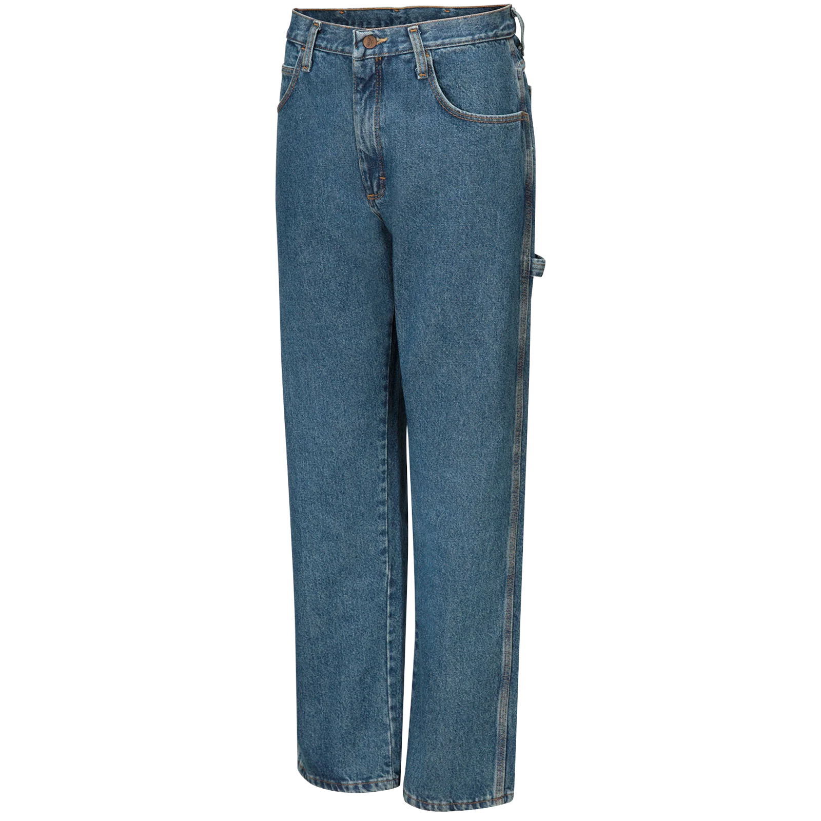 Red Kap Men's Loose Fit Dungaree-Stonewash
