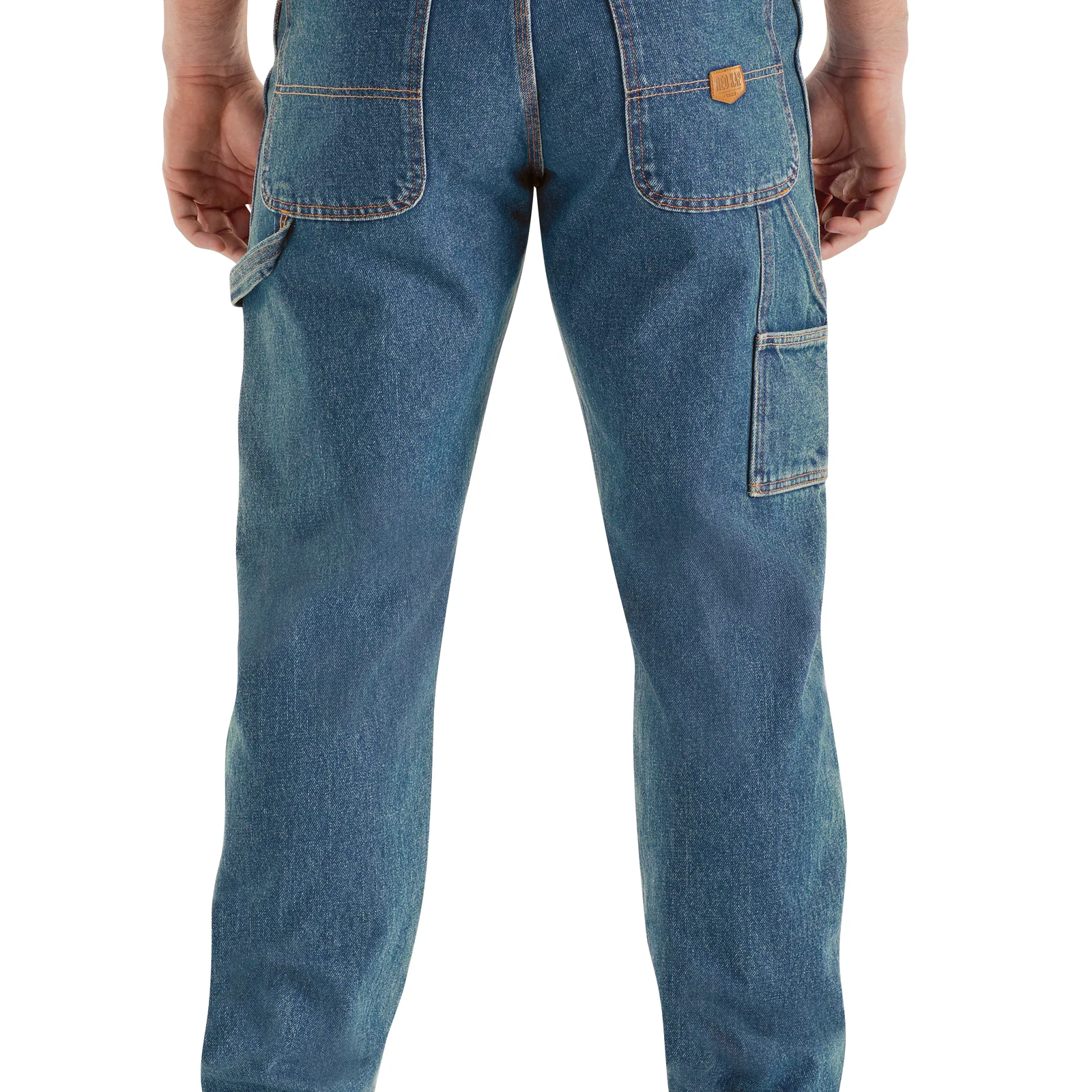 Red Kap Men's Loose Fit Dungaree-Stonewash - Image 4