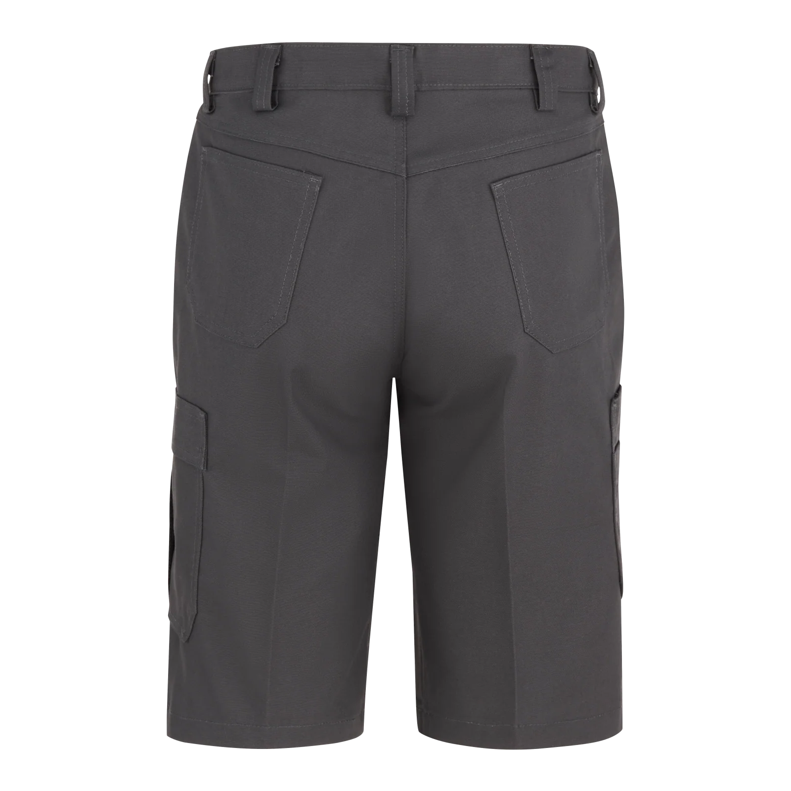 Red Kap Men's Performance Shop Shorts-Charcoal - Image 2
